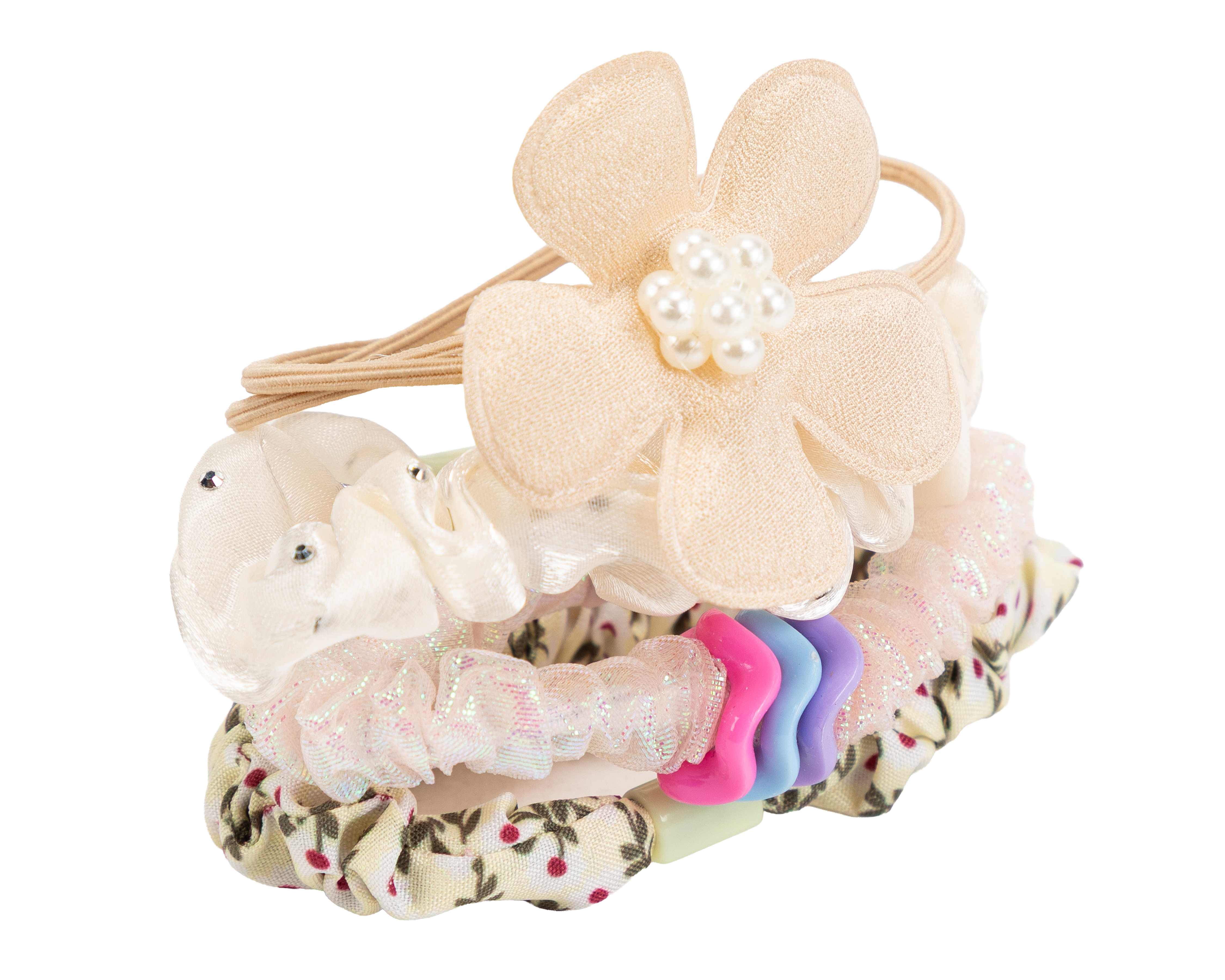 Foto 3 pulgar | Foto 2 | Ligas para Cabello Minigami 4 Piezas