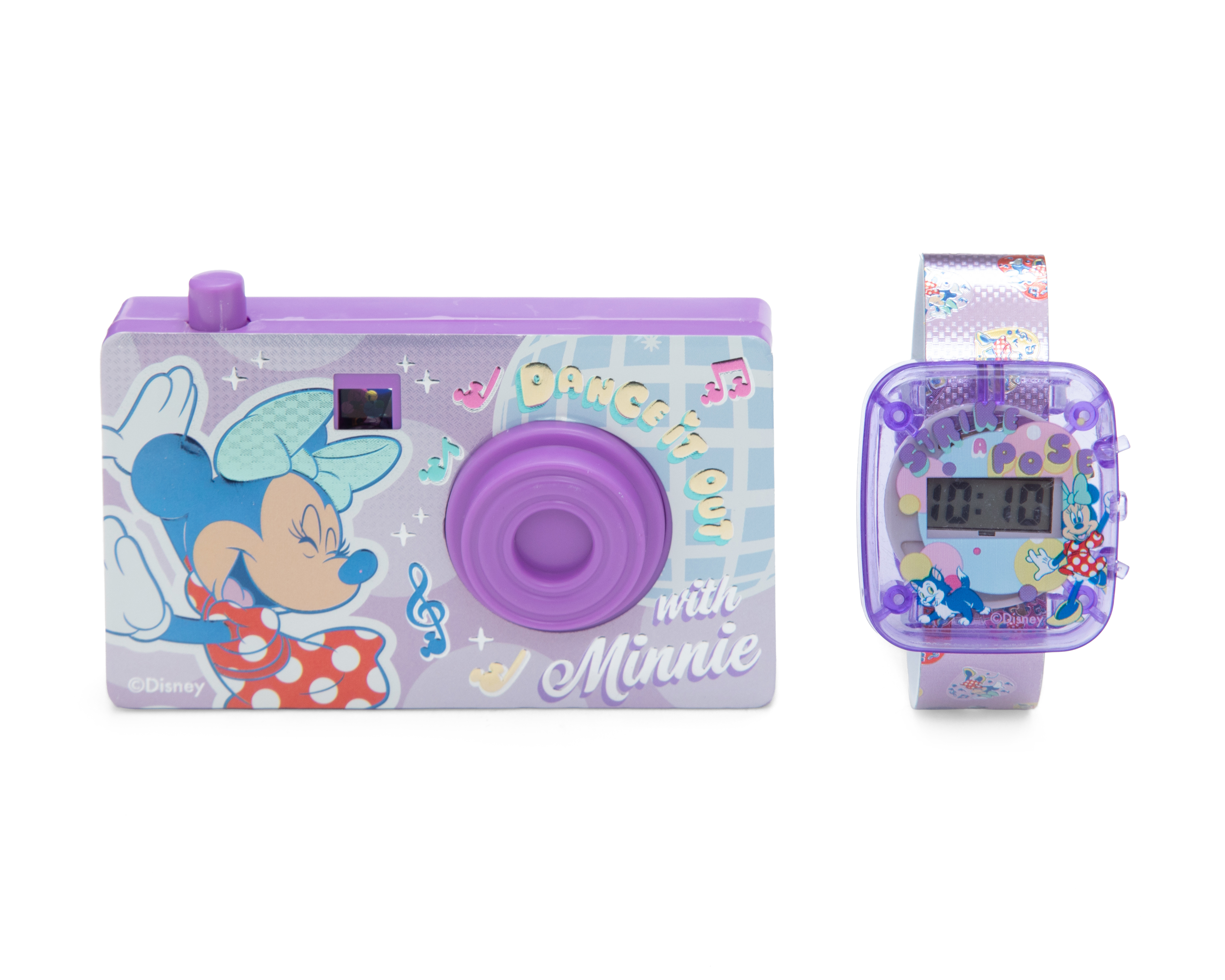 Foto 2 pulgar | Foto 1 | Reloj Digital y Proyector Disney Minnie Mouse