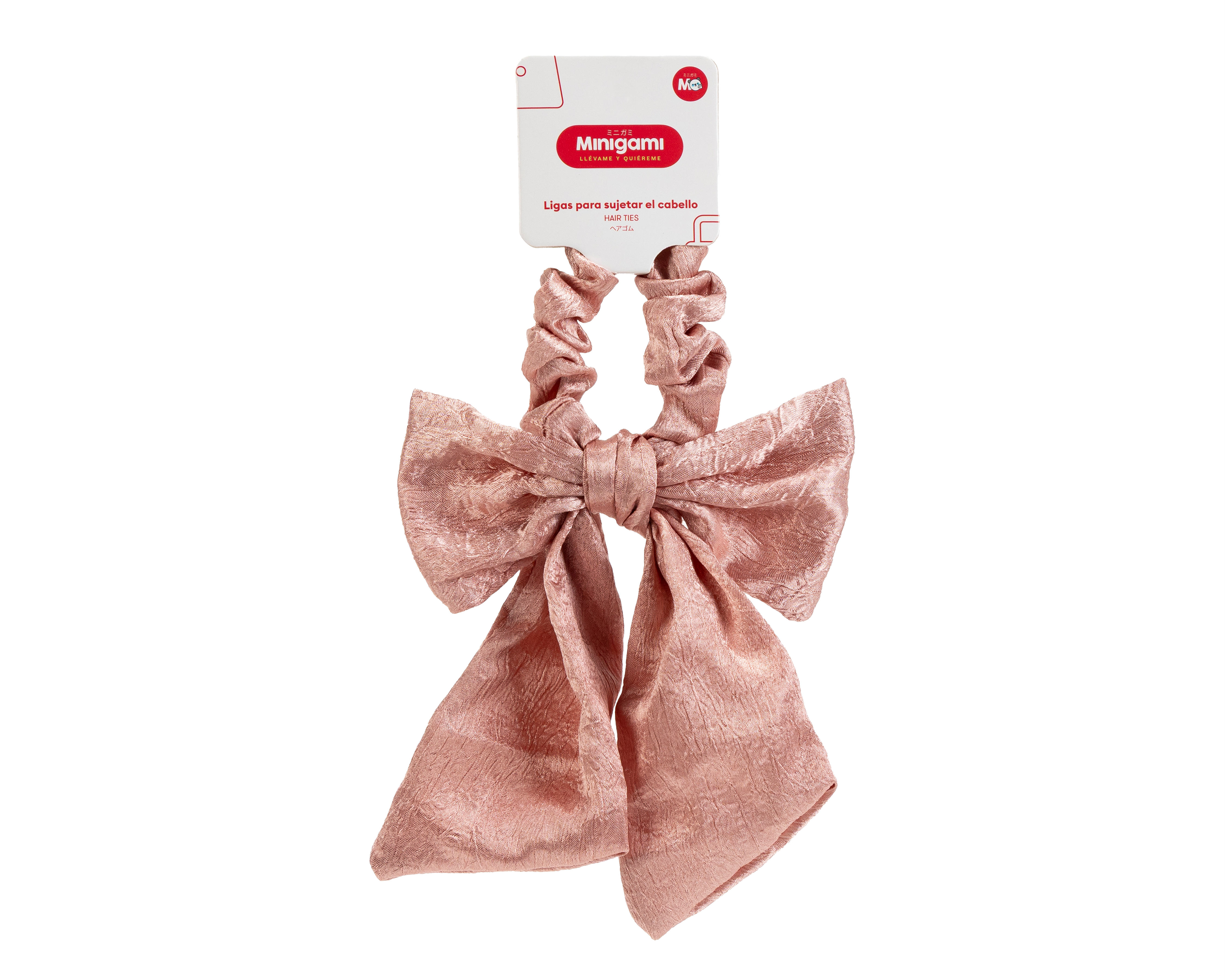 Moño para Cabello Minigami Rosa