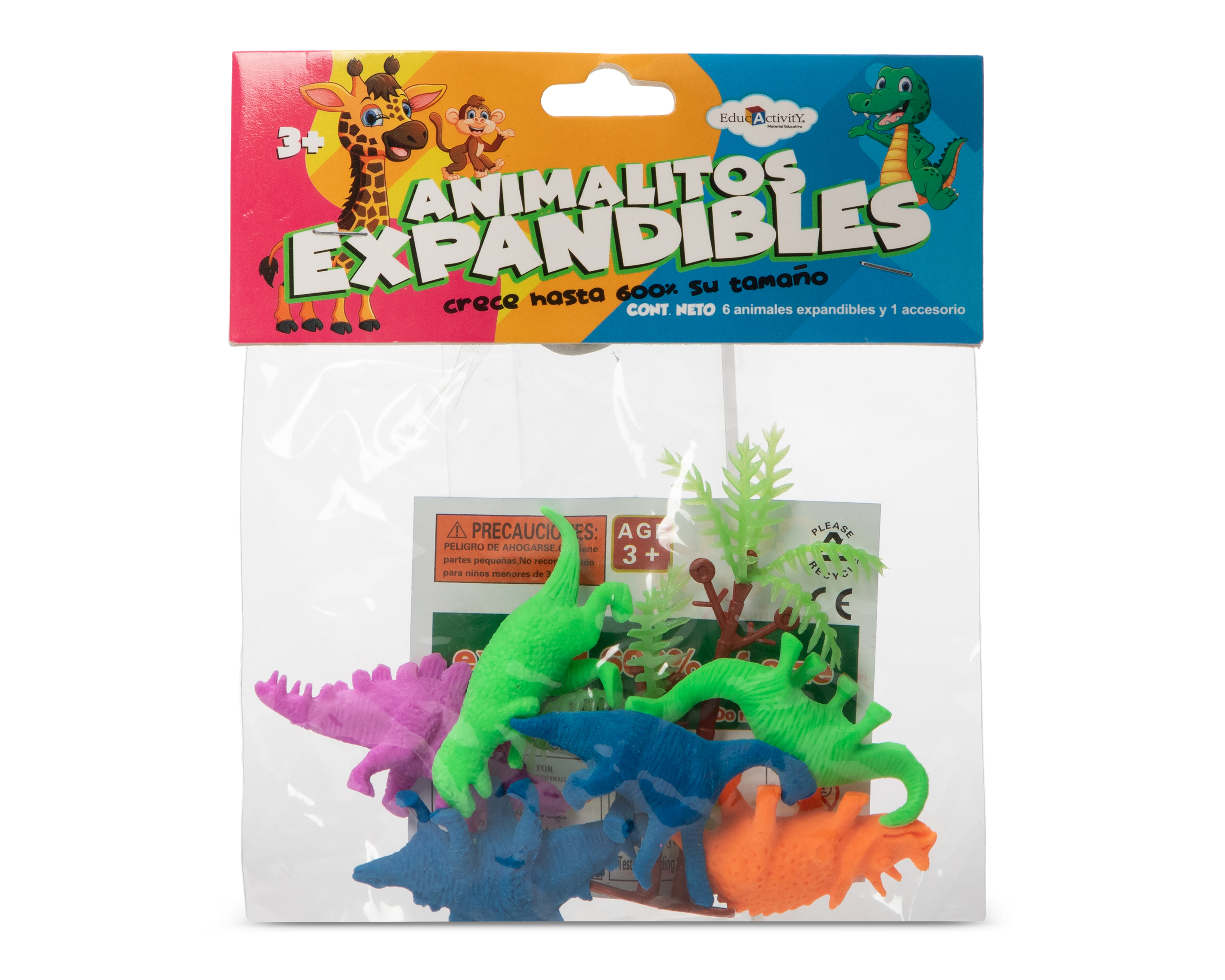 Foto 2 pulgar | Foto 1 | Dinosaurio Educactivity Expandible