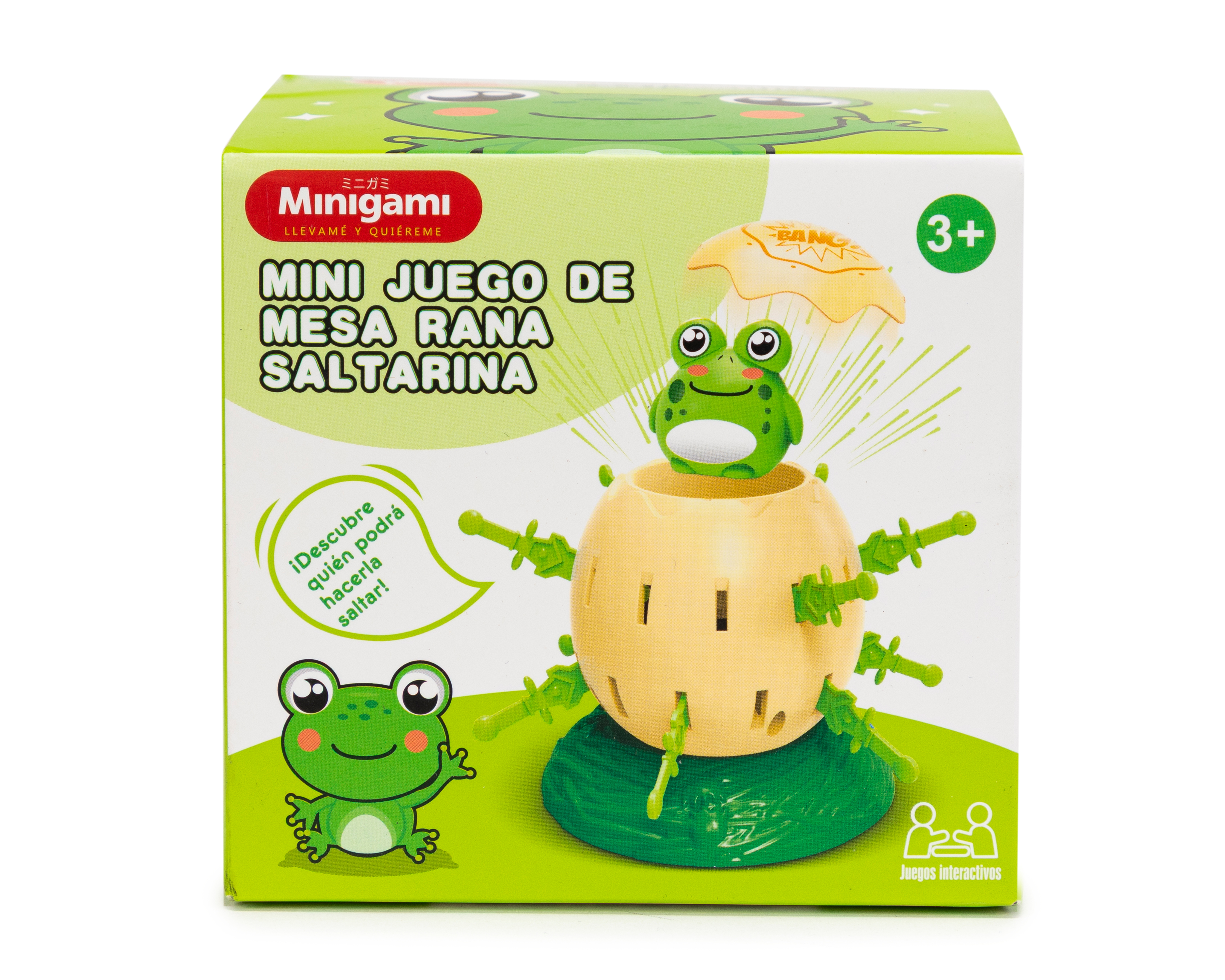 Mini Juego de Mesa Rana Saltarina Minigami