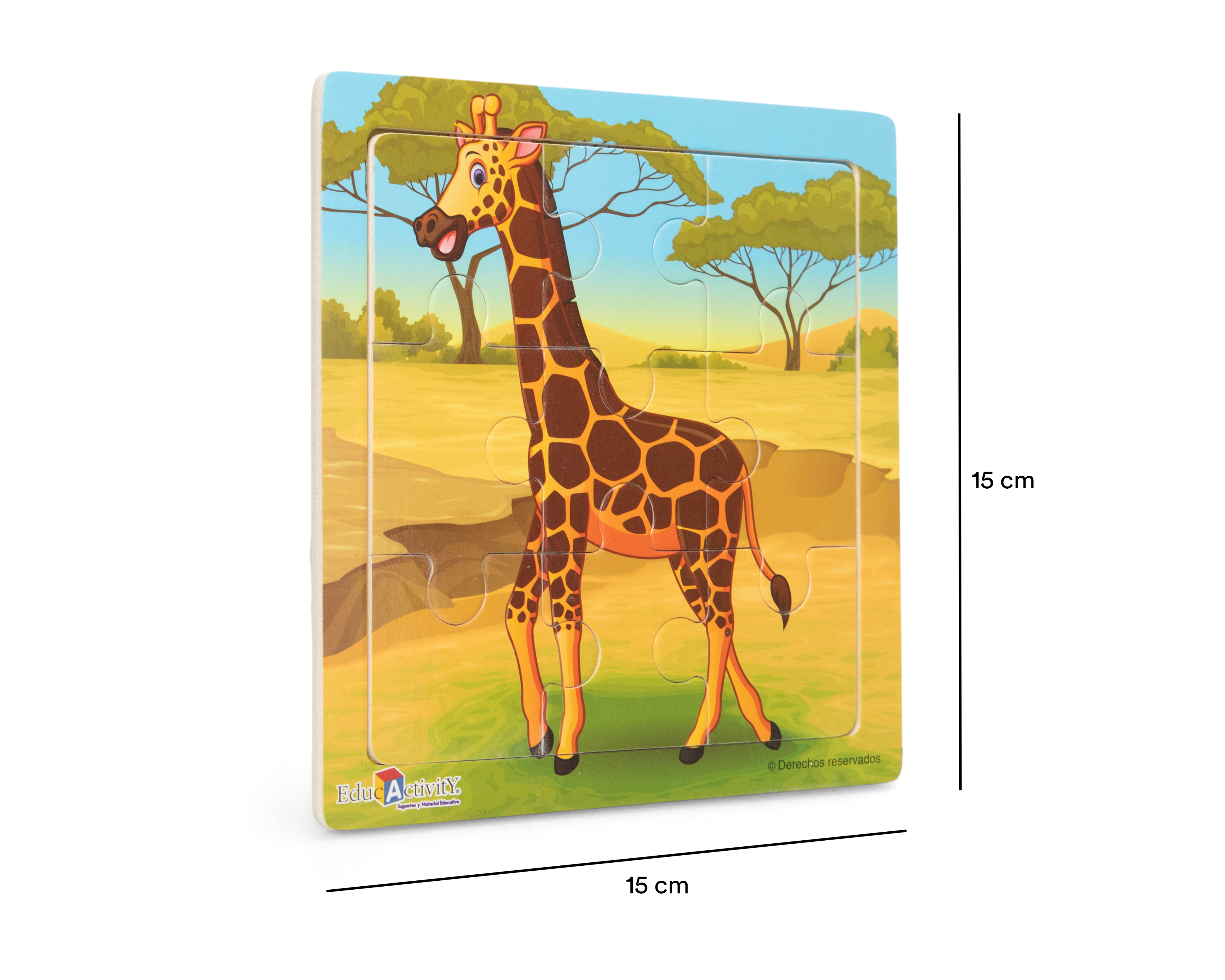 Foto 7 pulgar | Foto 6 | Rompecabezas de Jirafa Educactivity 9 Piezas