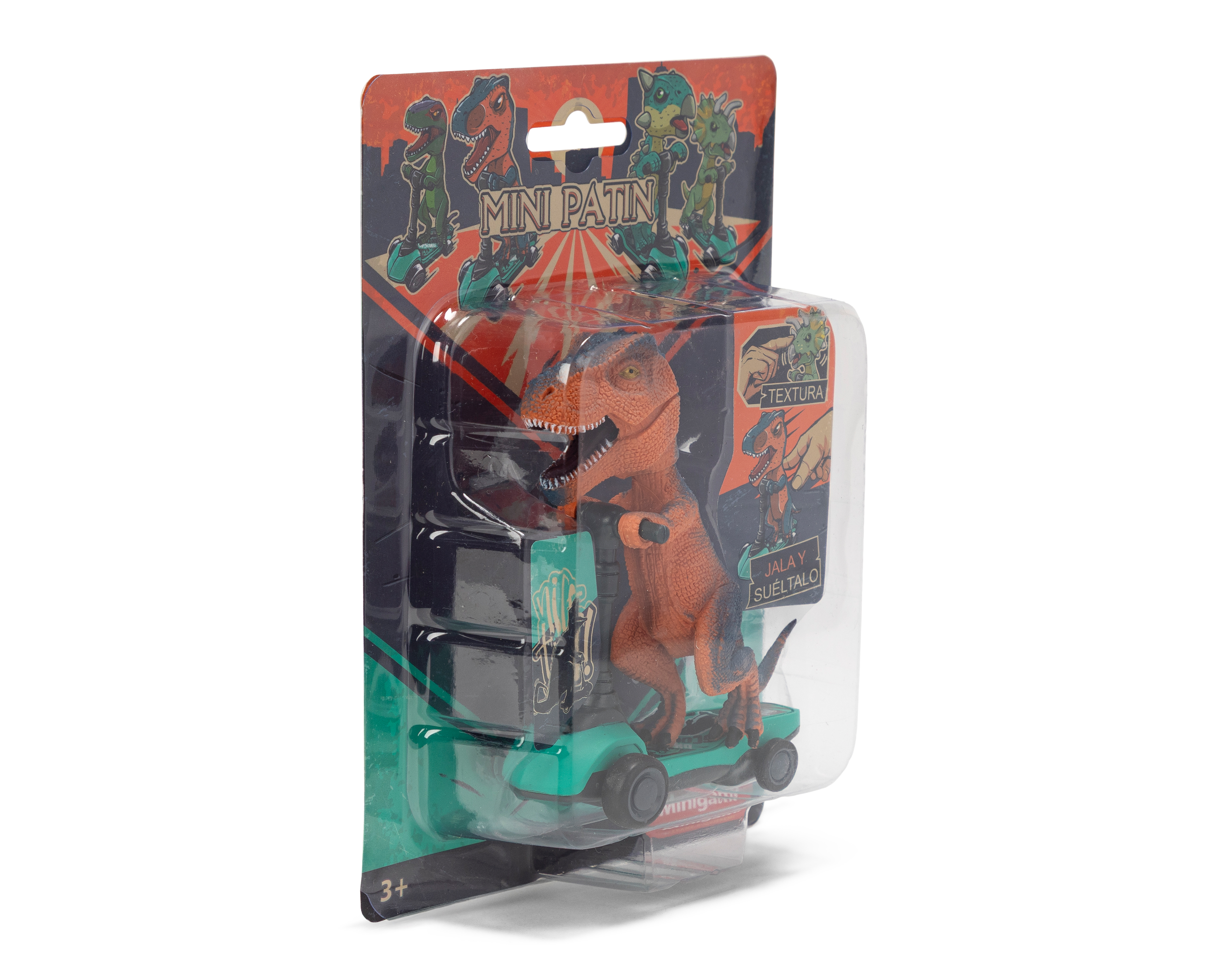 Foto 2 pulgar | Foto 1 | T-Rex con Patineta Minigami