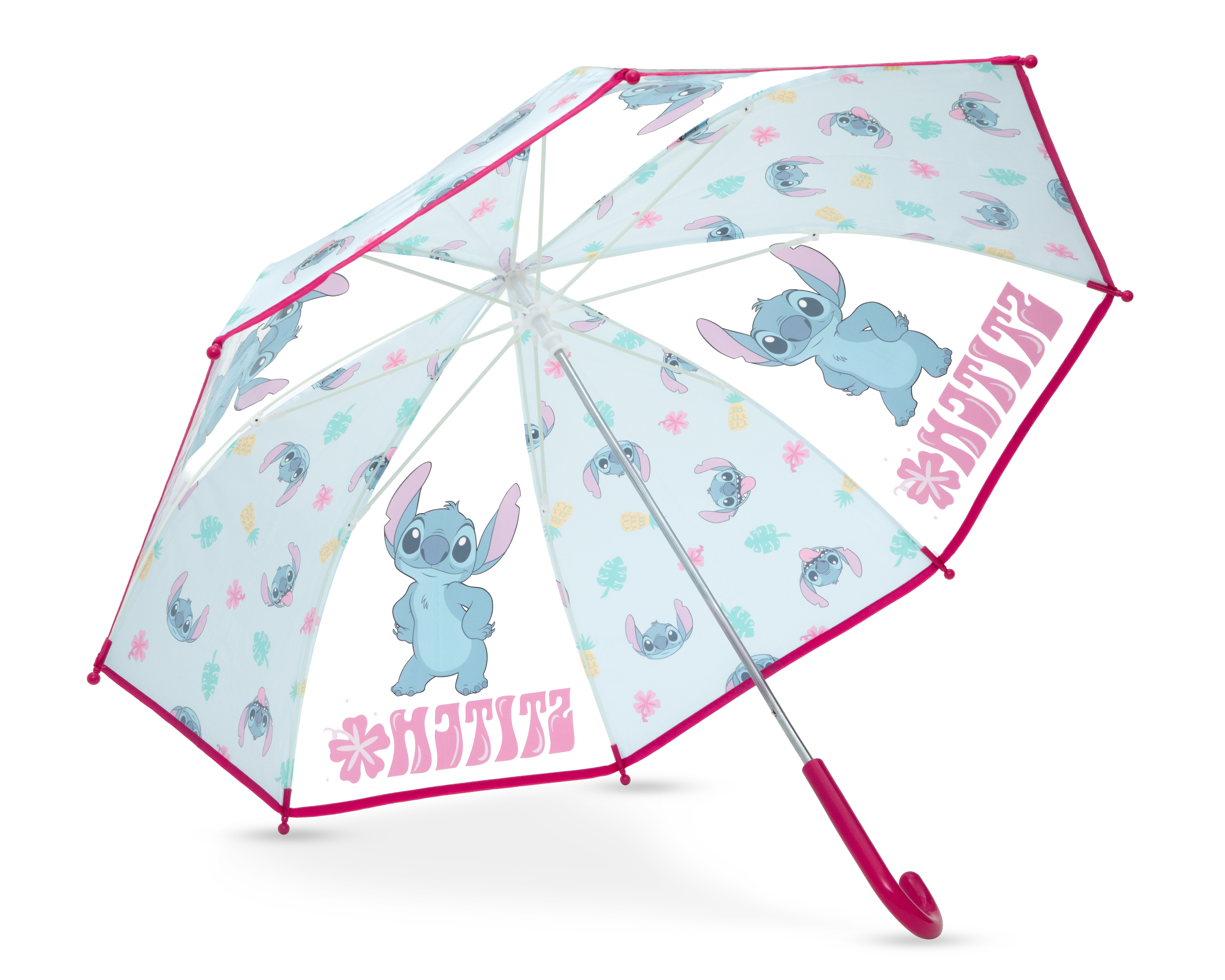 Foto 3 | Foto 3 | Paraguas Infantil Disney Rosa Stitch