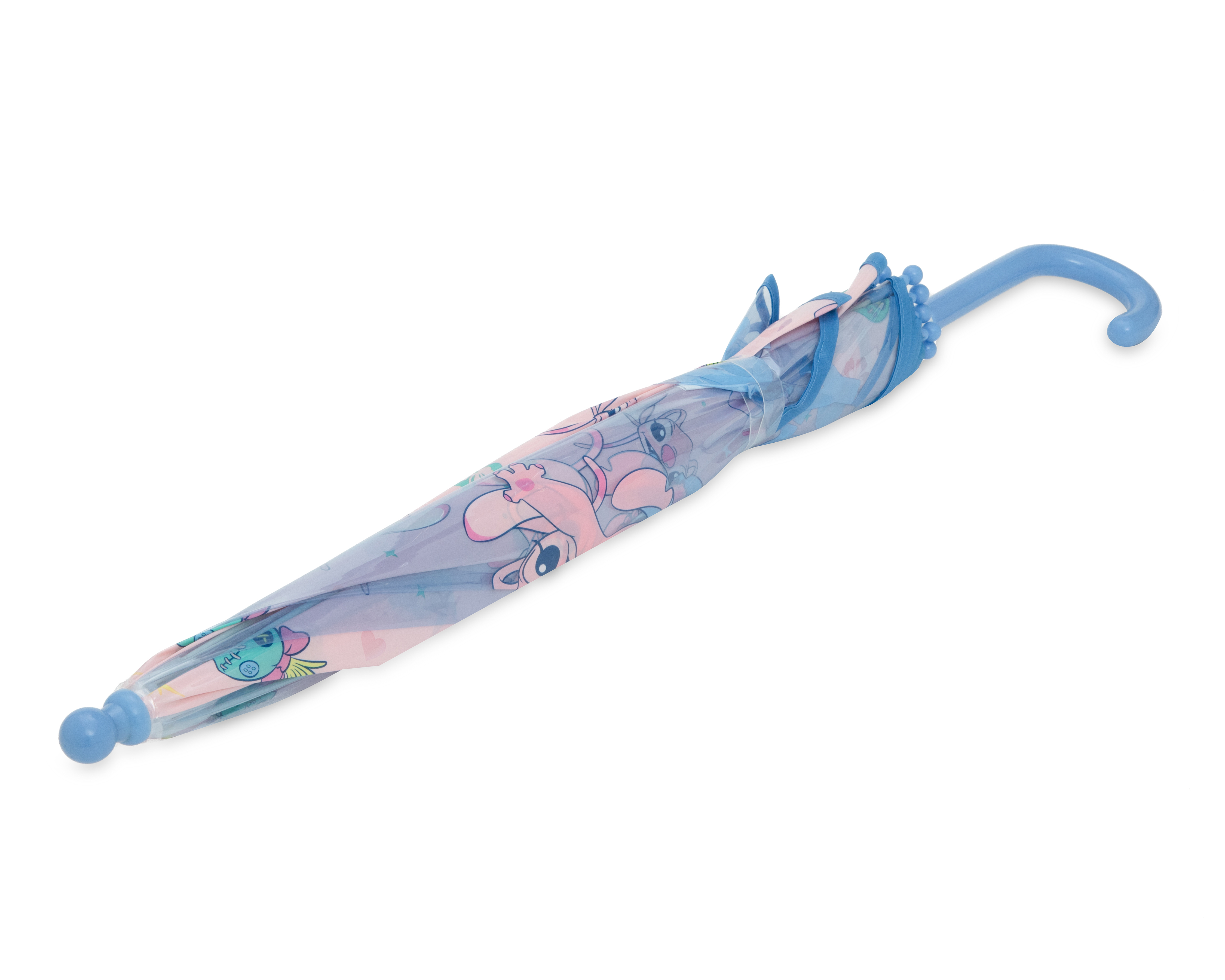 Paraguas Infantil Disney Rosa Stitch y Spacey