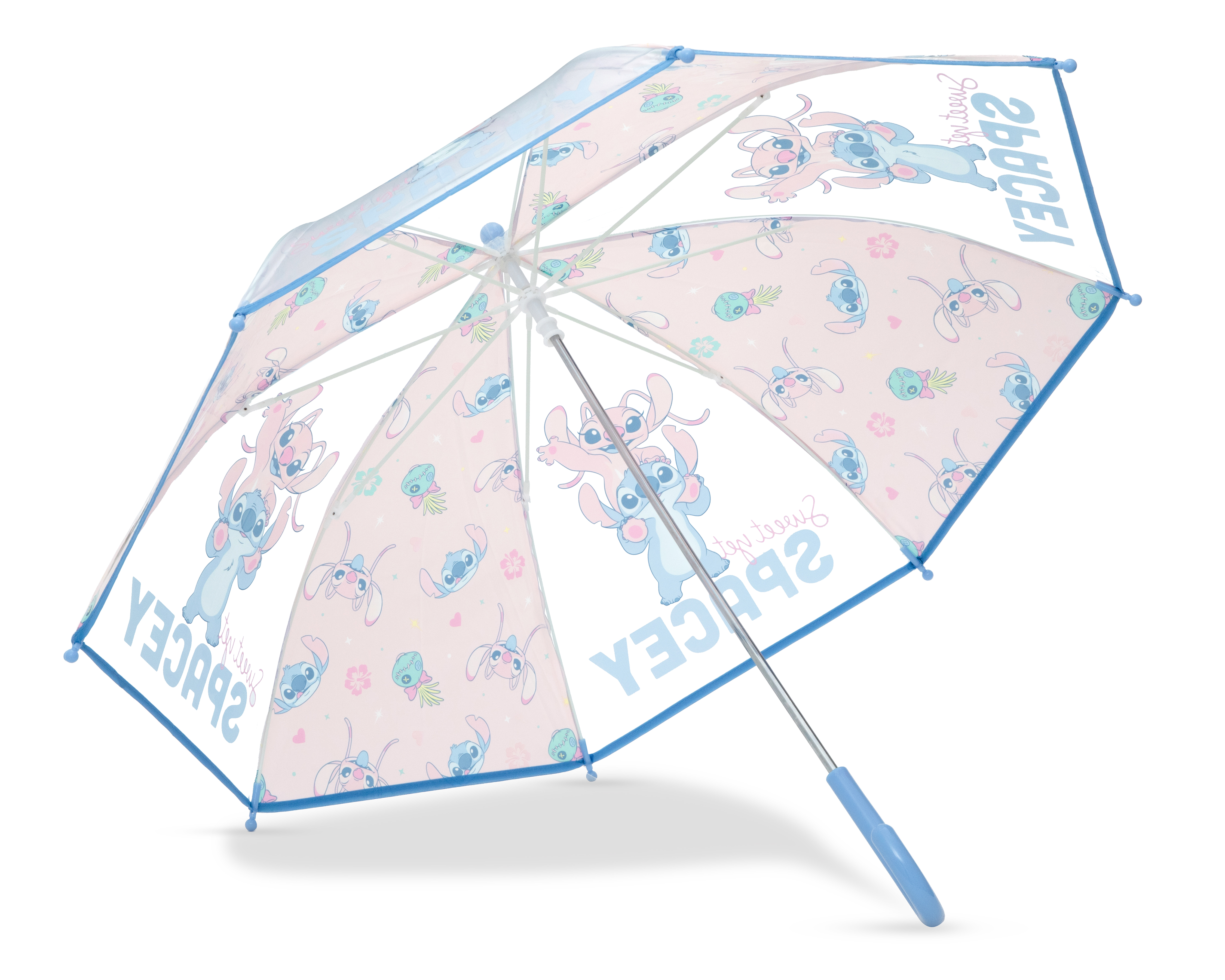 Foto 3 | Foto 3 | Paraguas Infantil Disney Rosa Stitch y Spacey