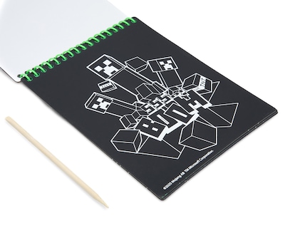 Foto 2 | Foto 2 | Libro para Dibujar y Rapar Reutilizable Toy Jam Minecraft con Pincel de Agua