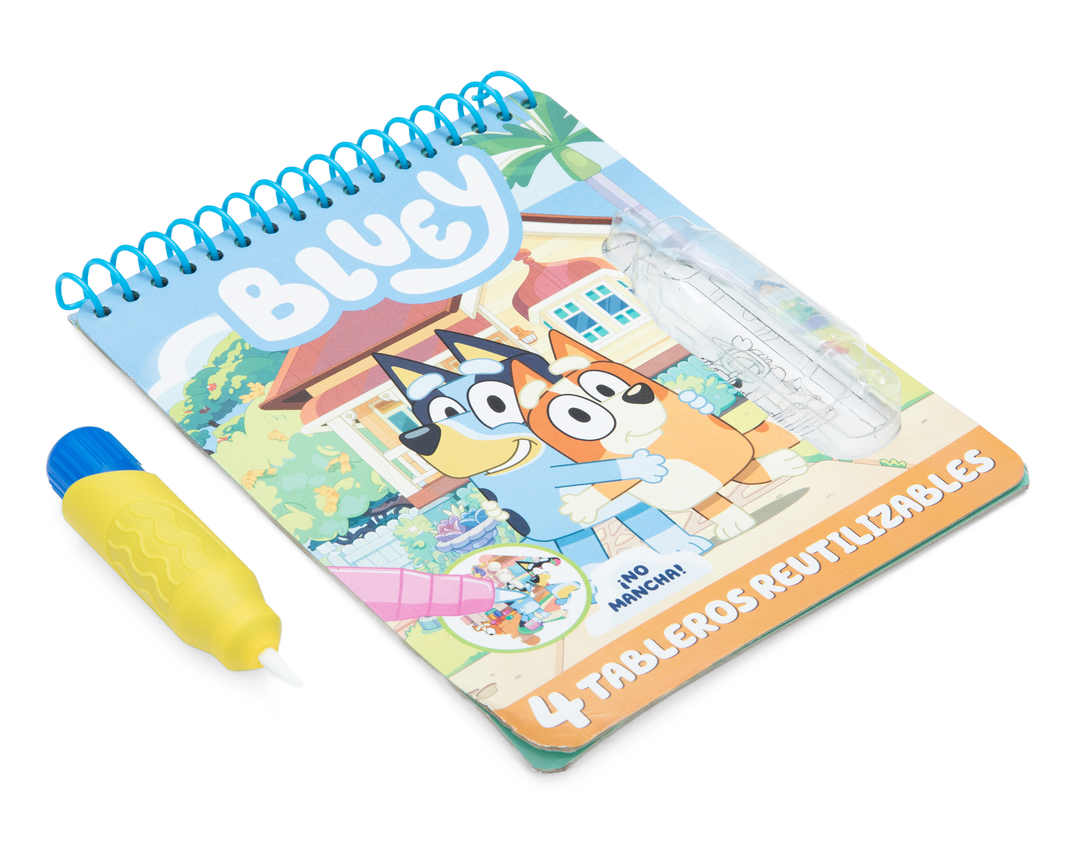 Foto 2 pulgar | Foto 1 | Libro para Colorear Reutilizable Toy Jam Bluey con Pincel de Agua