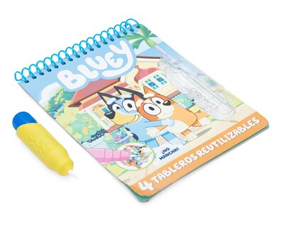 Foto 1 | Foto 1 | Libro para Colorear Reutilizable Toy Jam Bluey con Pincel de Agua
