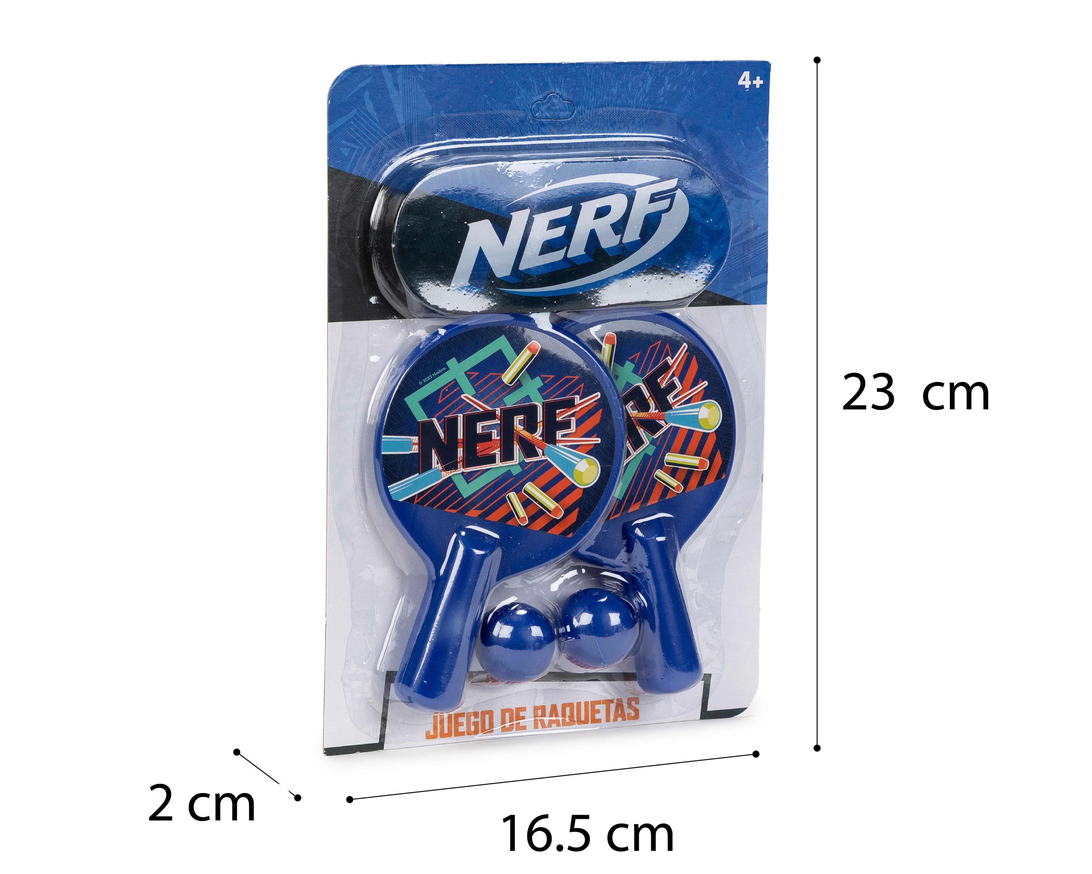 Foto 4 pulgar | Foto 3 | Juego de Raquetas Nerf Azul