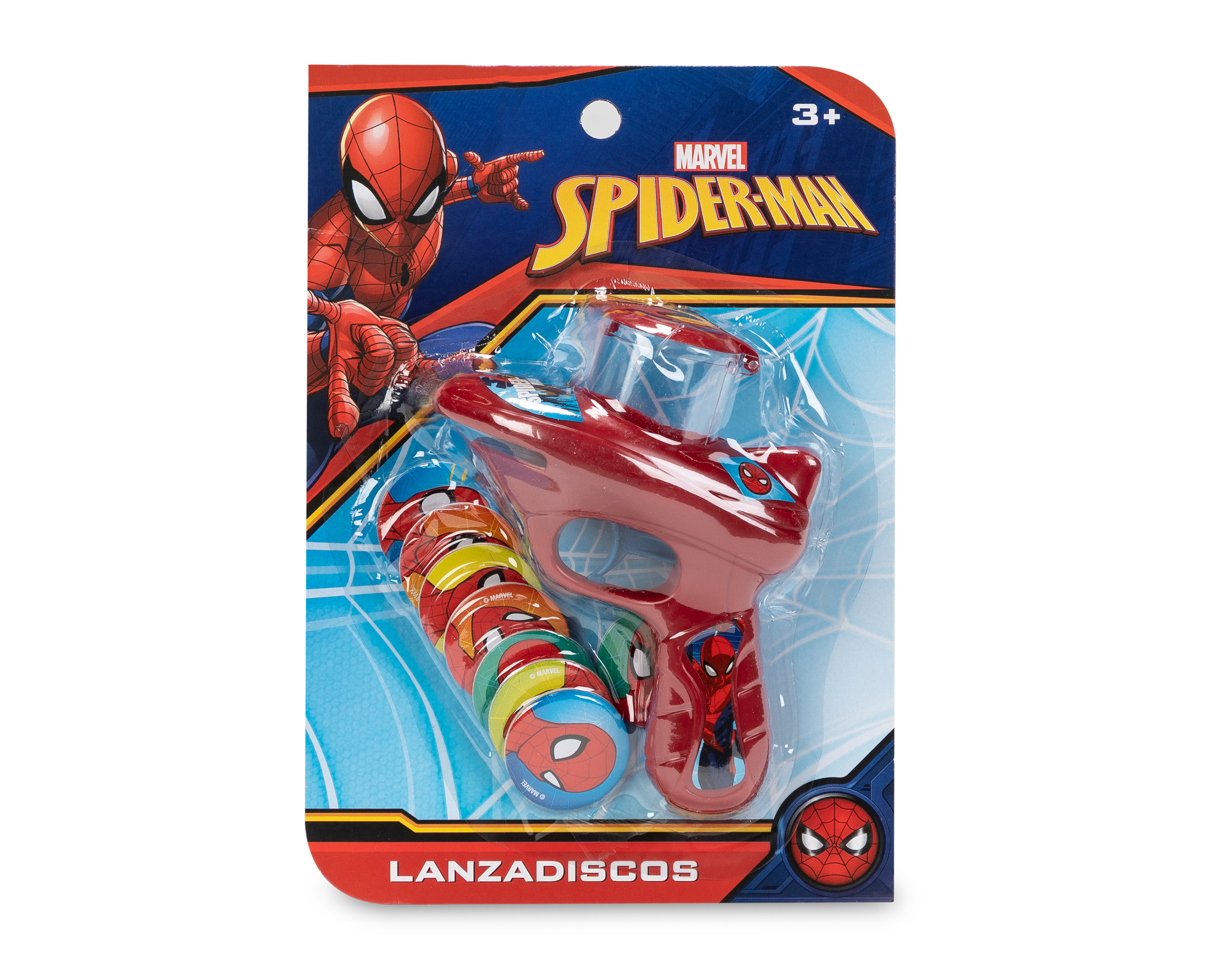 Foto 2 pulgar | Foto 1 | Lanzadiscos Toy Mark Marvel Spider-Man
