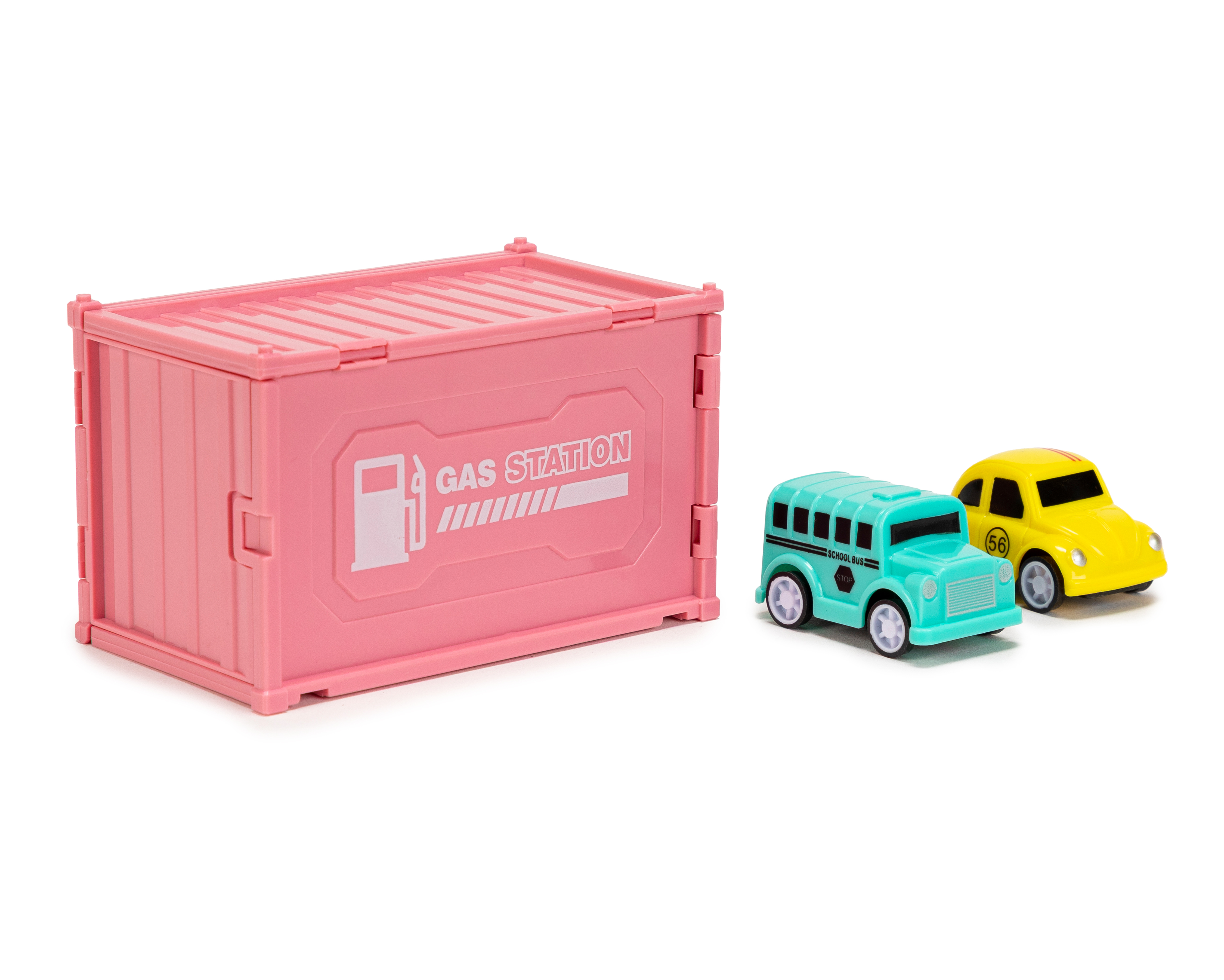 Set de Carros con Gasolinera Minigami