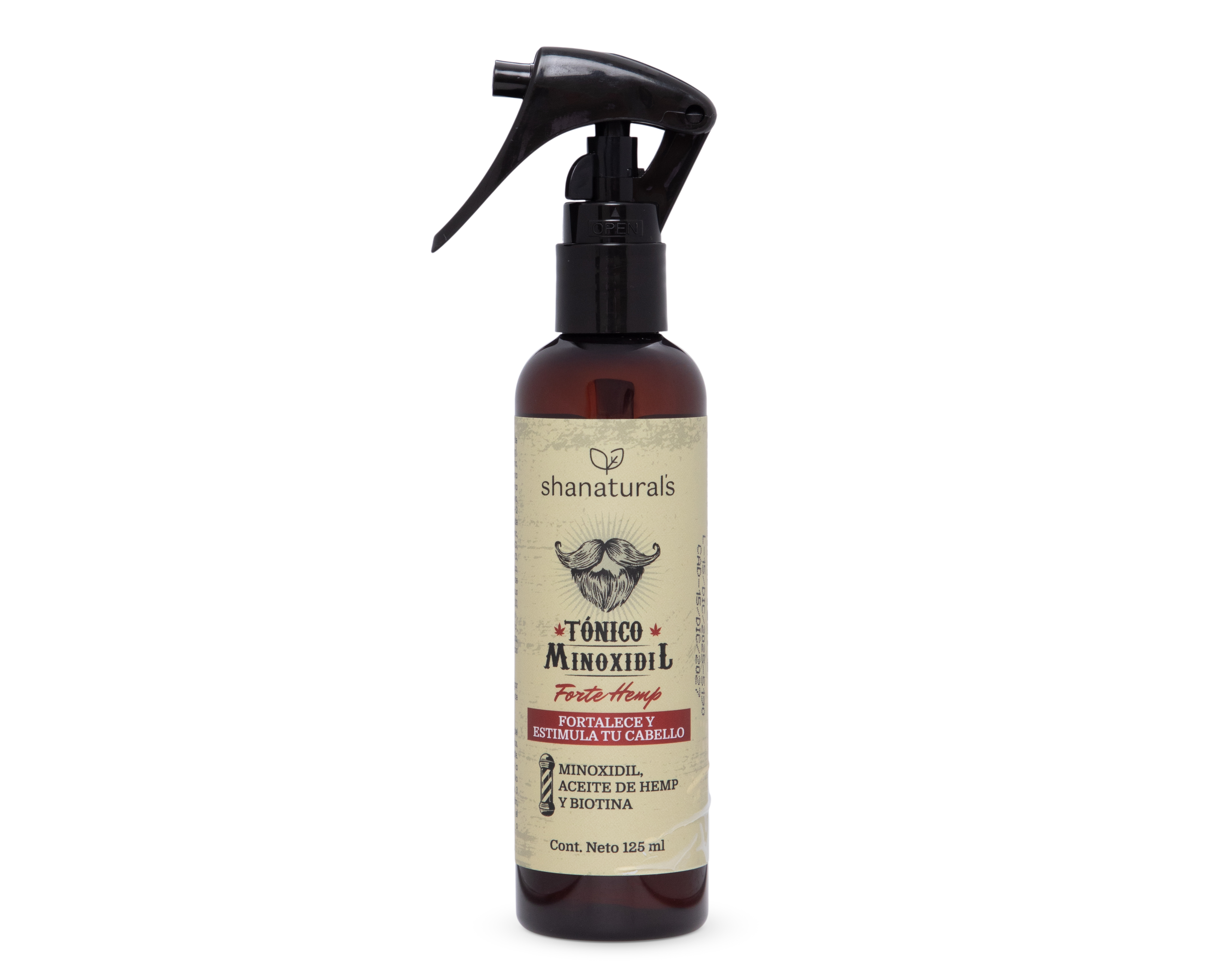 Foto 1 | Foto 1 | Tónico Minoxidil Shanatural's Forte Hemp 125 ml