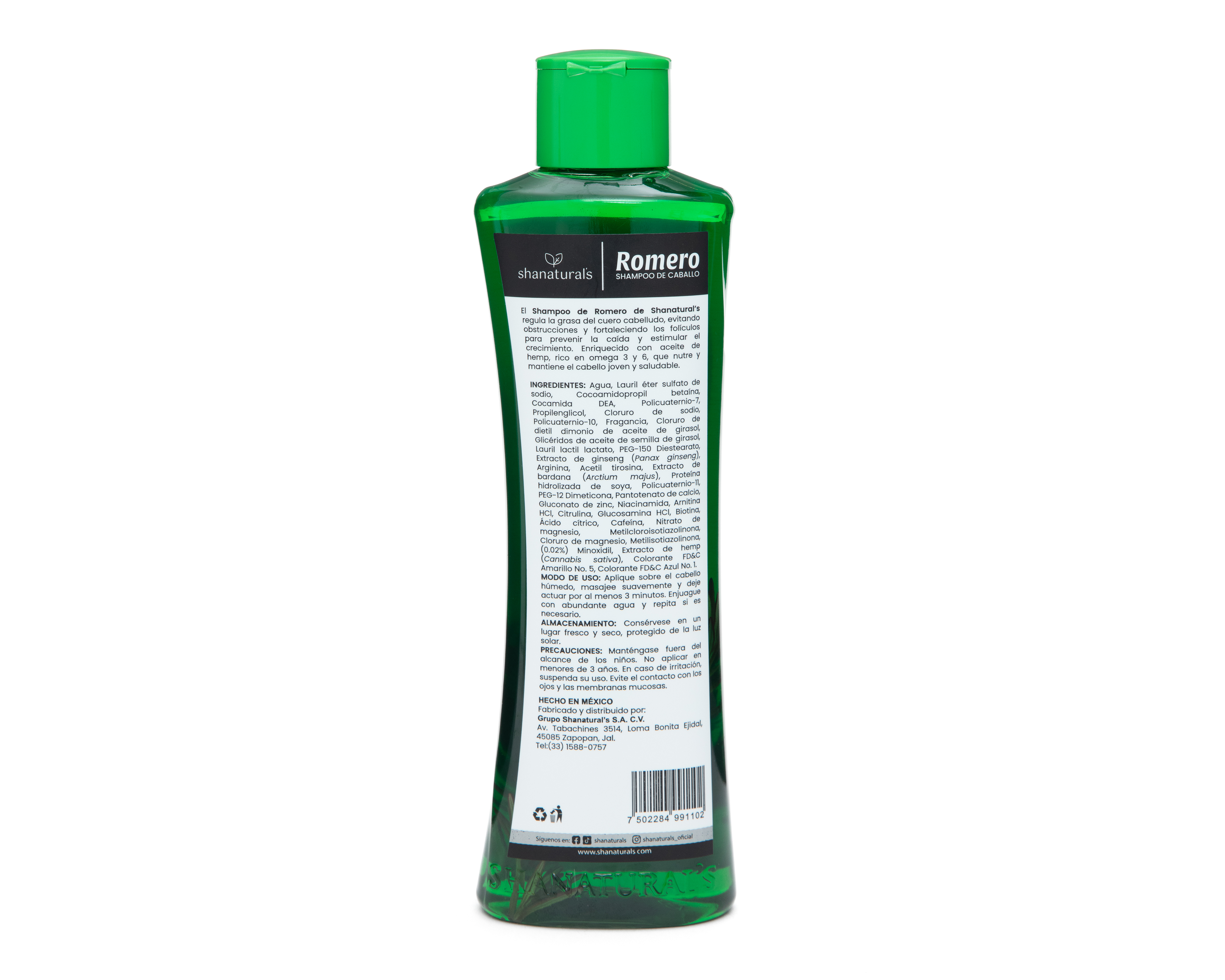 Foto 2 | Foto 2 | Shampoo Shanatural's Romero Crecimiento 500 ml
