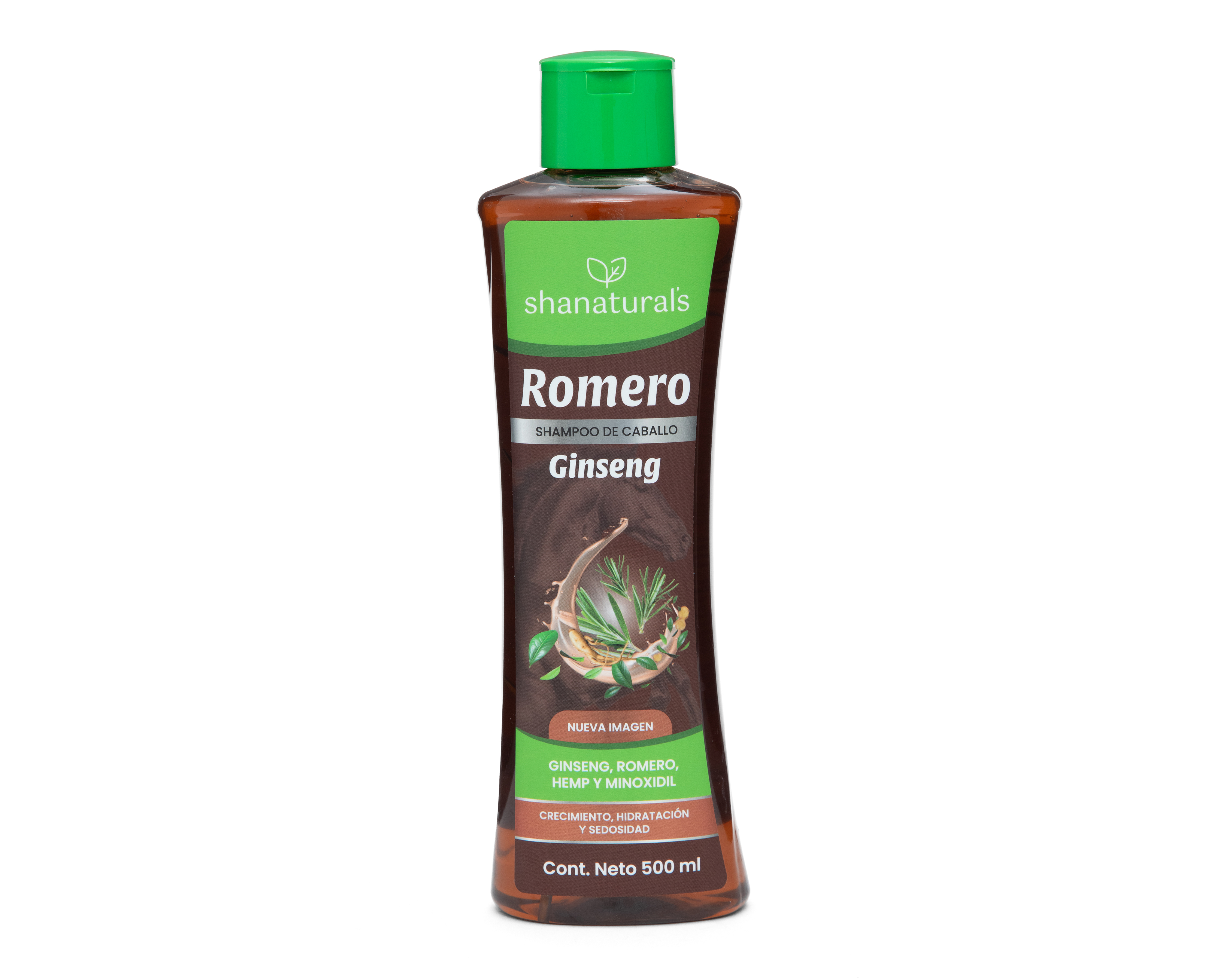 Foto 1 | Foto 1 | Shampoo Shanatural's con Romero y Ginseng Crecimiento 500 ml