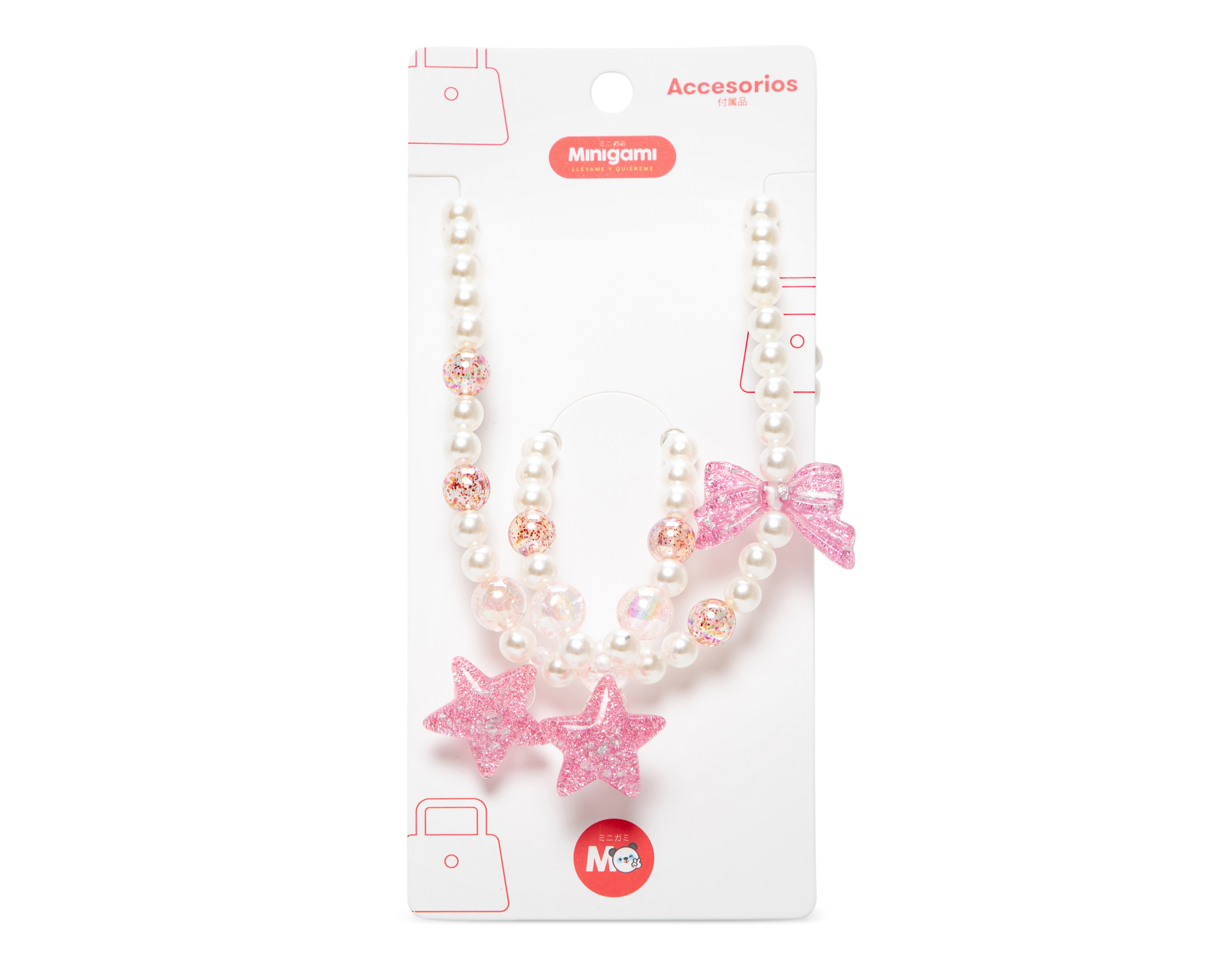 Collar y Pulsera de Plástico Minigami 2 Piezas