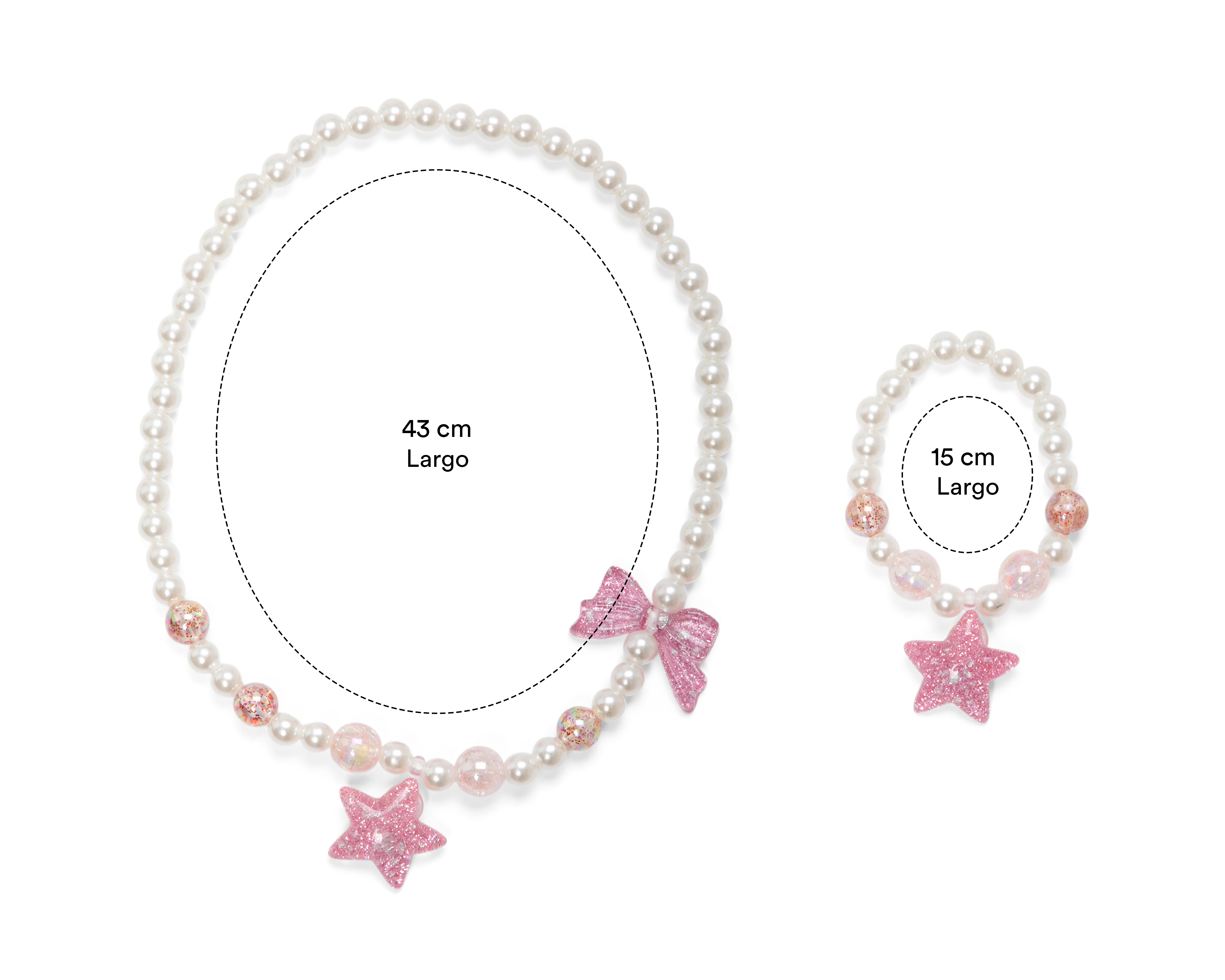 Foto 5 | Foto 5 | Collar y Pulsera de Plástico Minigami 2 Piezas