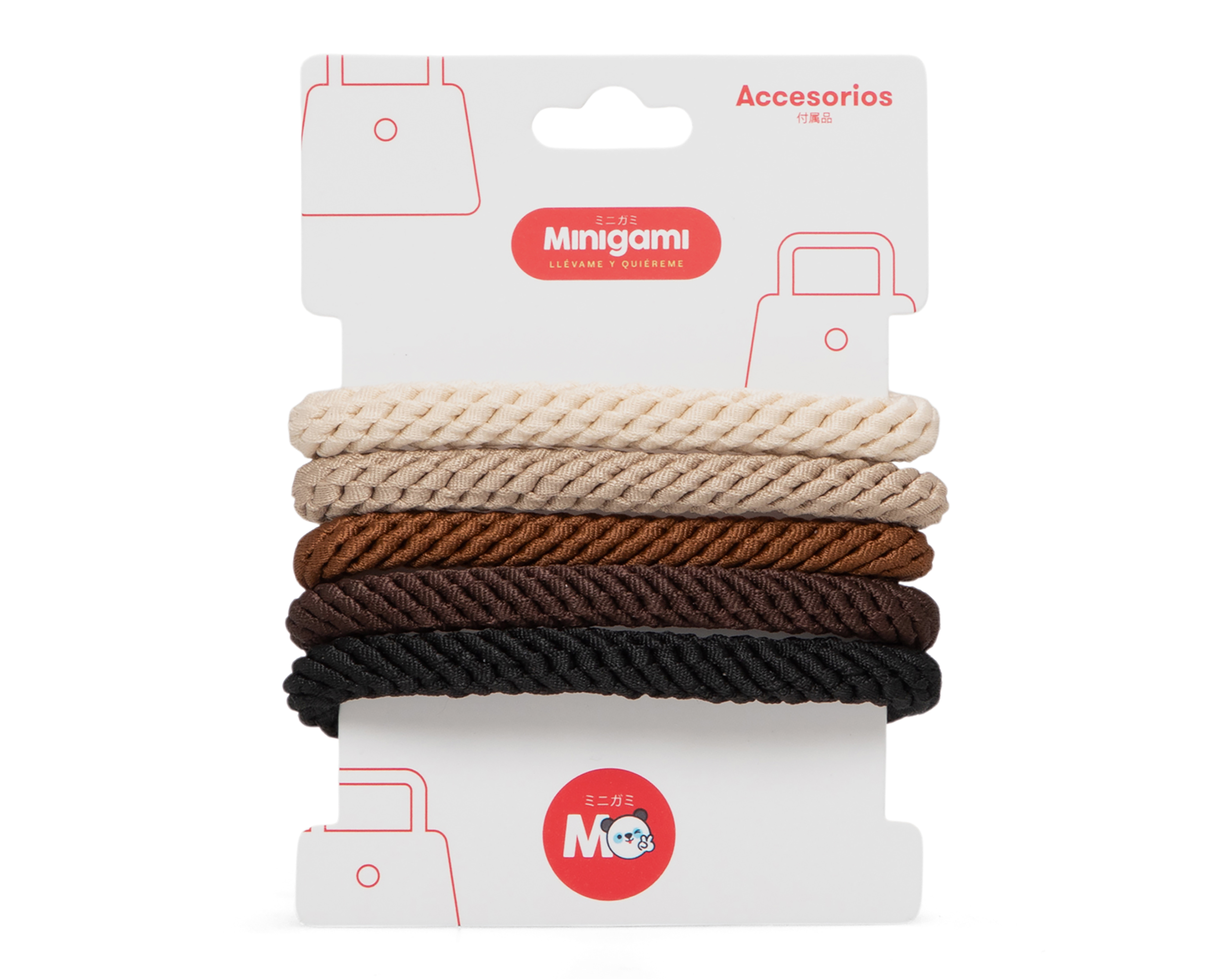 Foto 2 pulgar | Foto 1 | Ligas para Cabello Minigami 5 Piezas