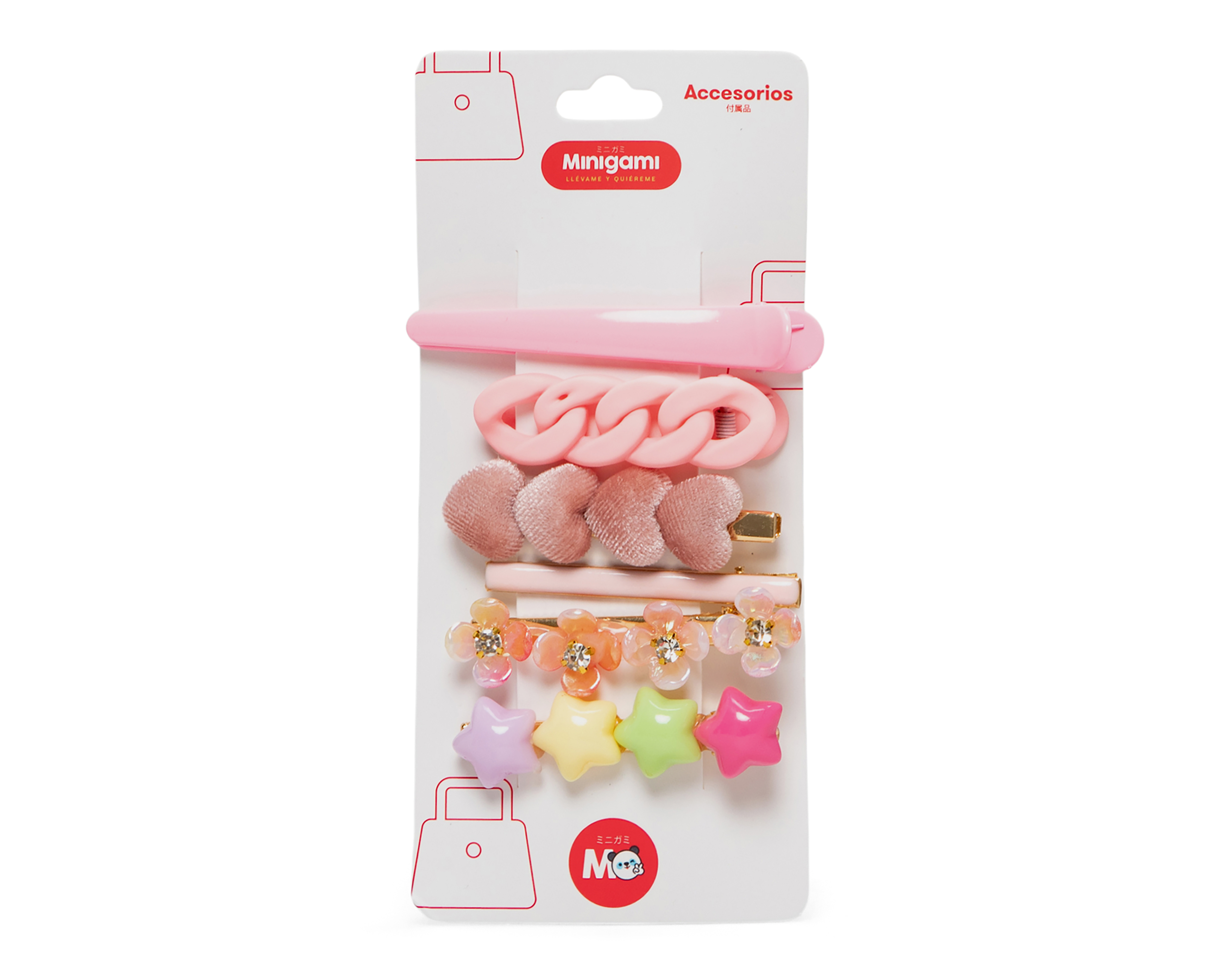 Broche para Cabello Minigami 6 Piezas