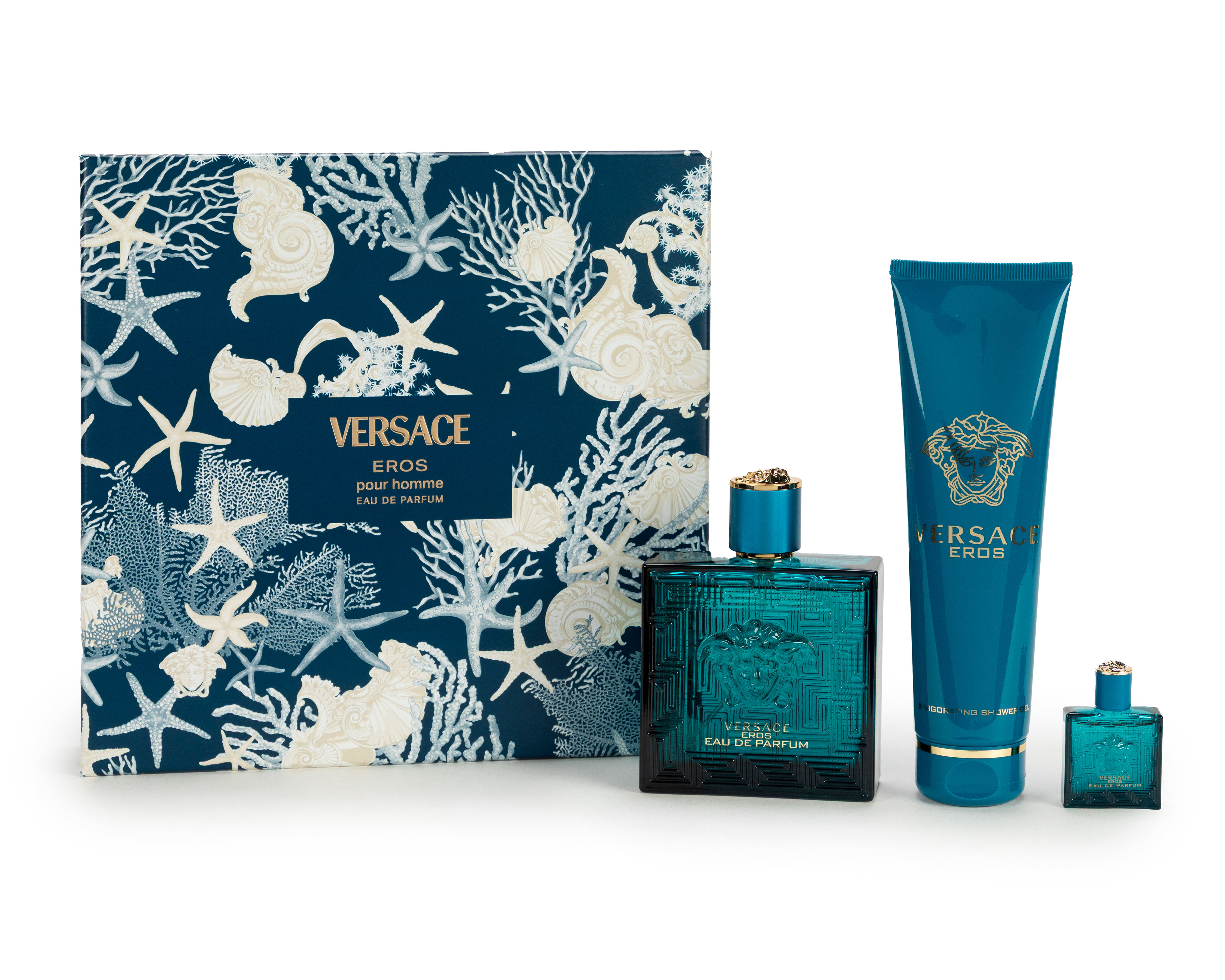 Foto 1 | Foto 1 | Perfume Versace Eros Pour Homme Eau de Parfum 3 Piezas