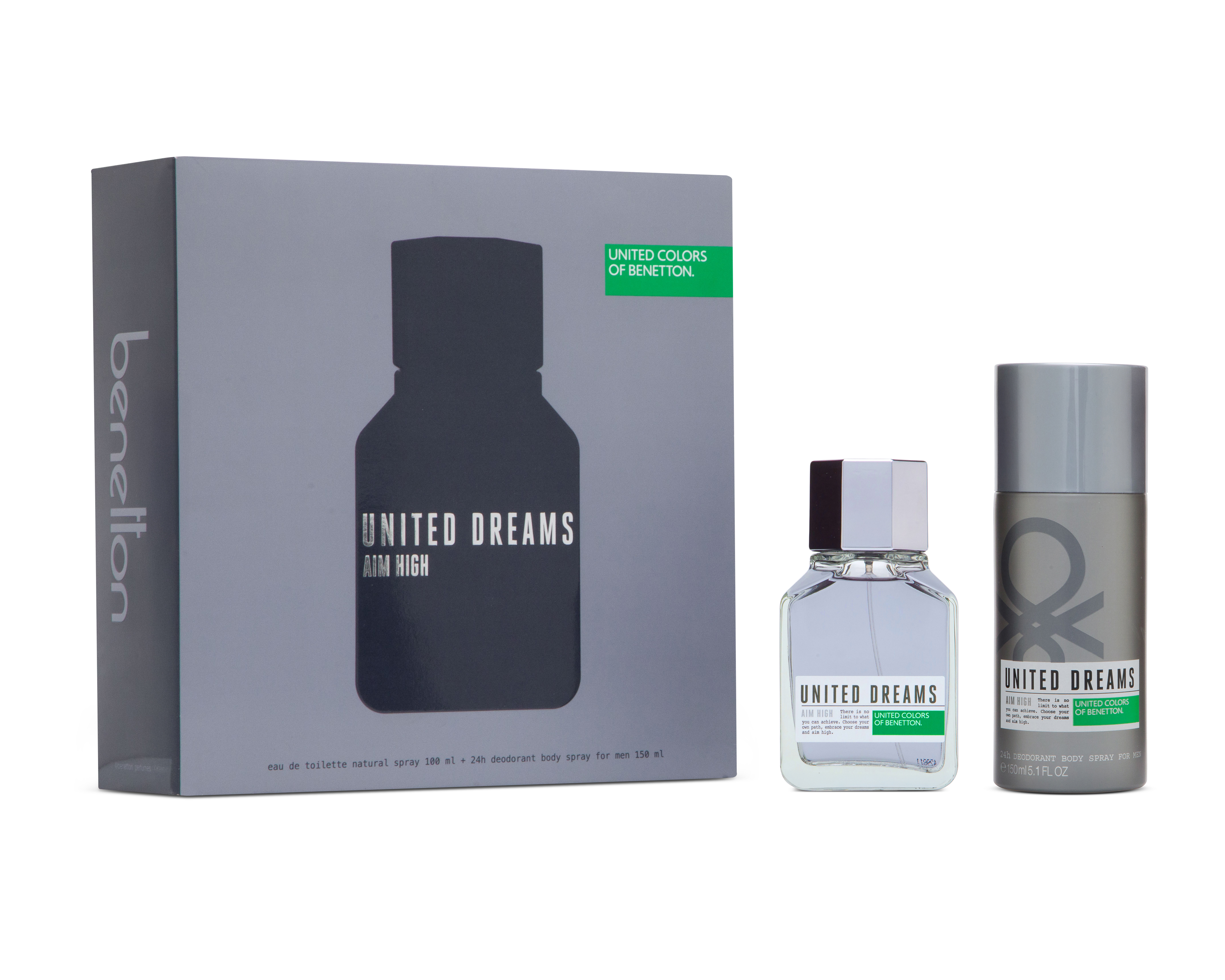 Estuche para Hombre United Dreams Aim High Benetton 2 Piezas