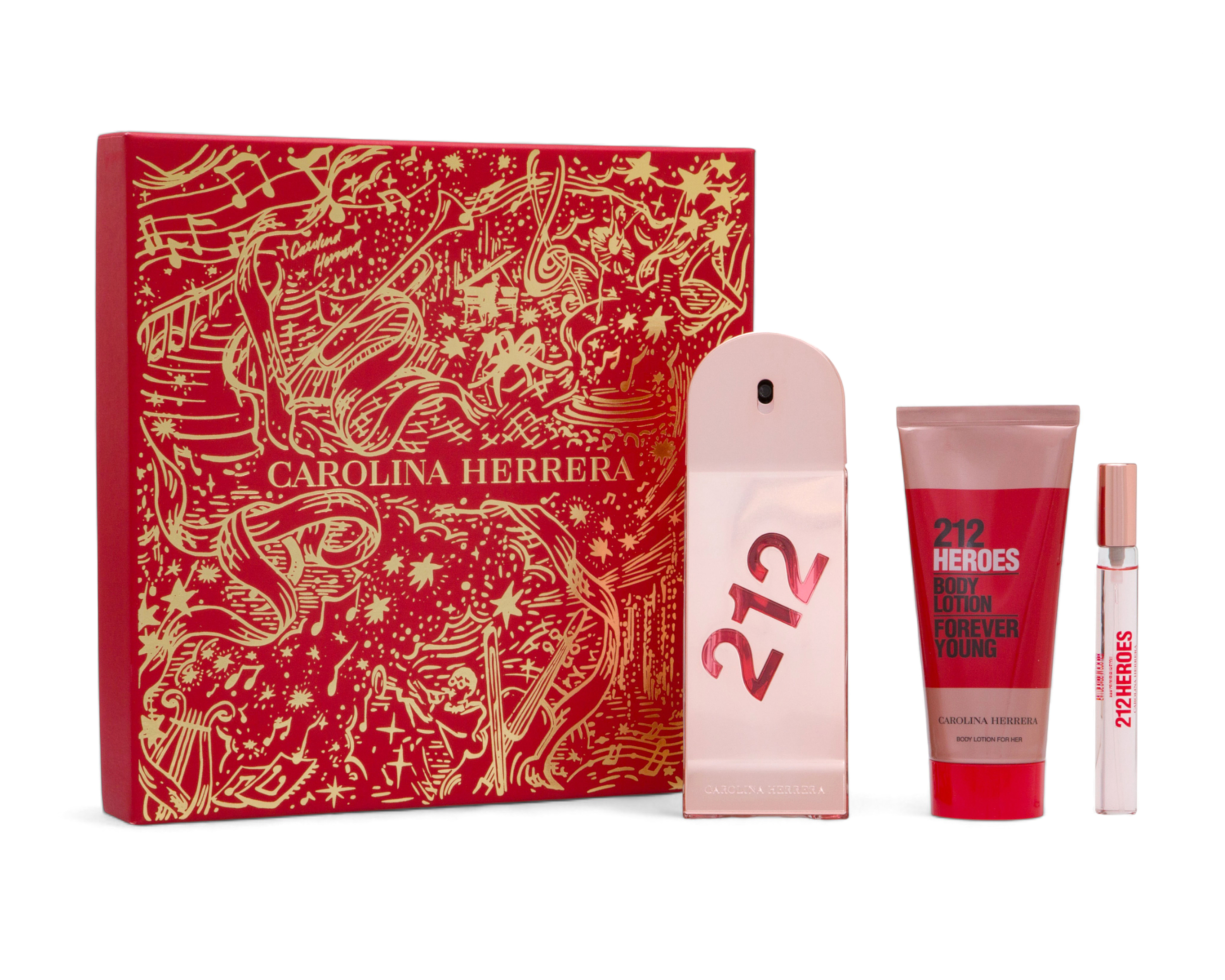 Foto 1 | Foto 1 | Perfume Carolina Herrera 212 Heroes Forever Young Eau de Parfum 3 Piezas