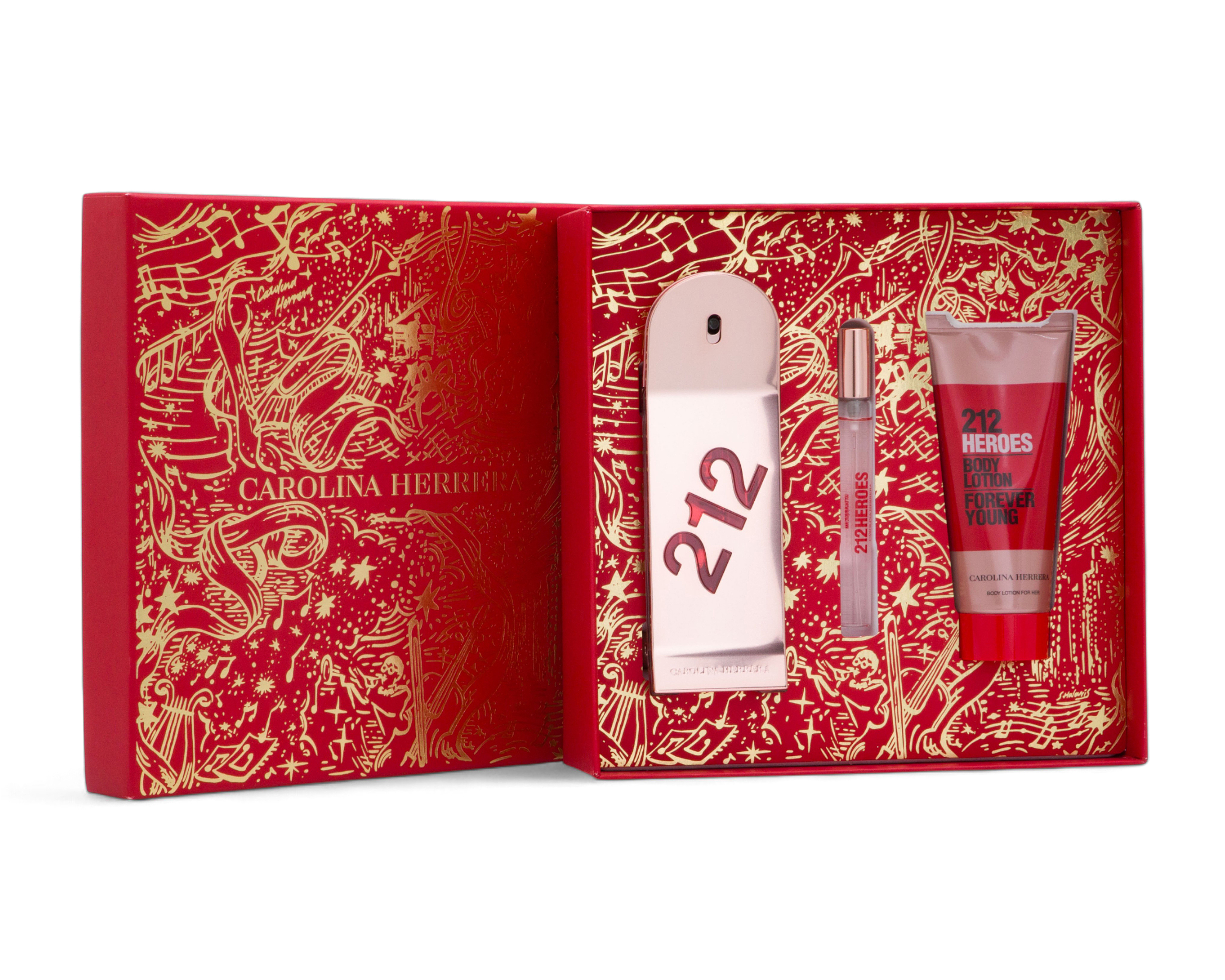 Foto 4 | Foto 4 | Perfume Carolina Herrera 212 Heroes Forever Young Eau de Parfum 3 Piezas