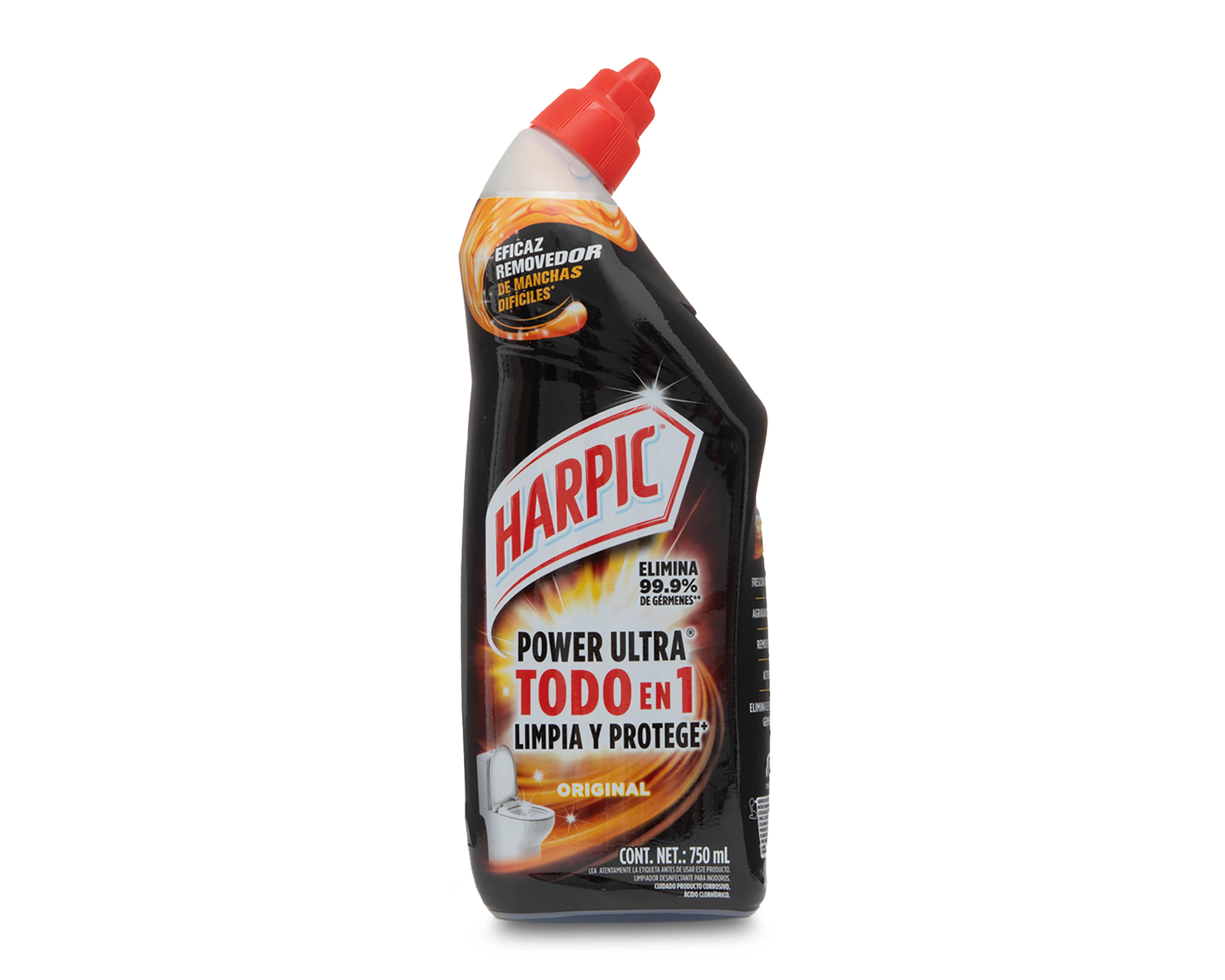 Foto 3 pulgar | Foto 2 | Limpiador Líquido para Baño Harpic Power Ultra 750 ml 2 Piezas