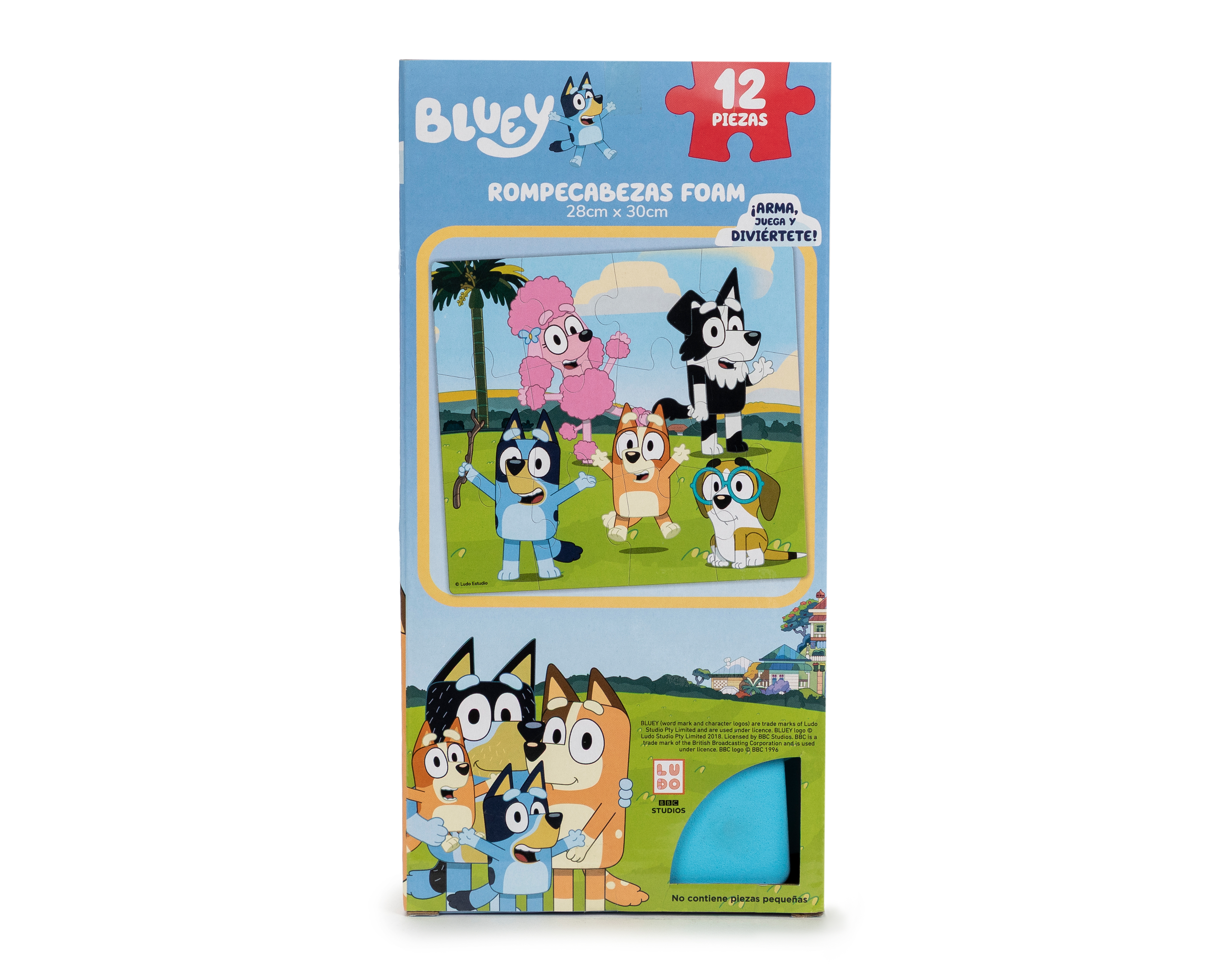 Foto 2 | Foto 2 | Rompecabezas Foam Bluey 12 Piezas
