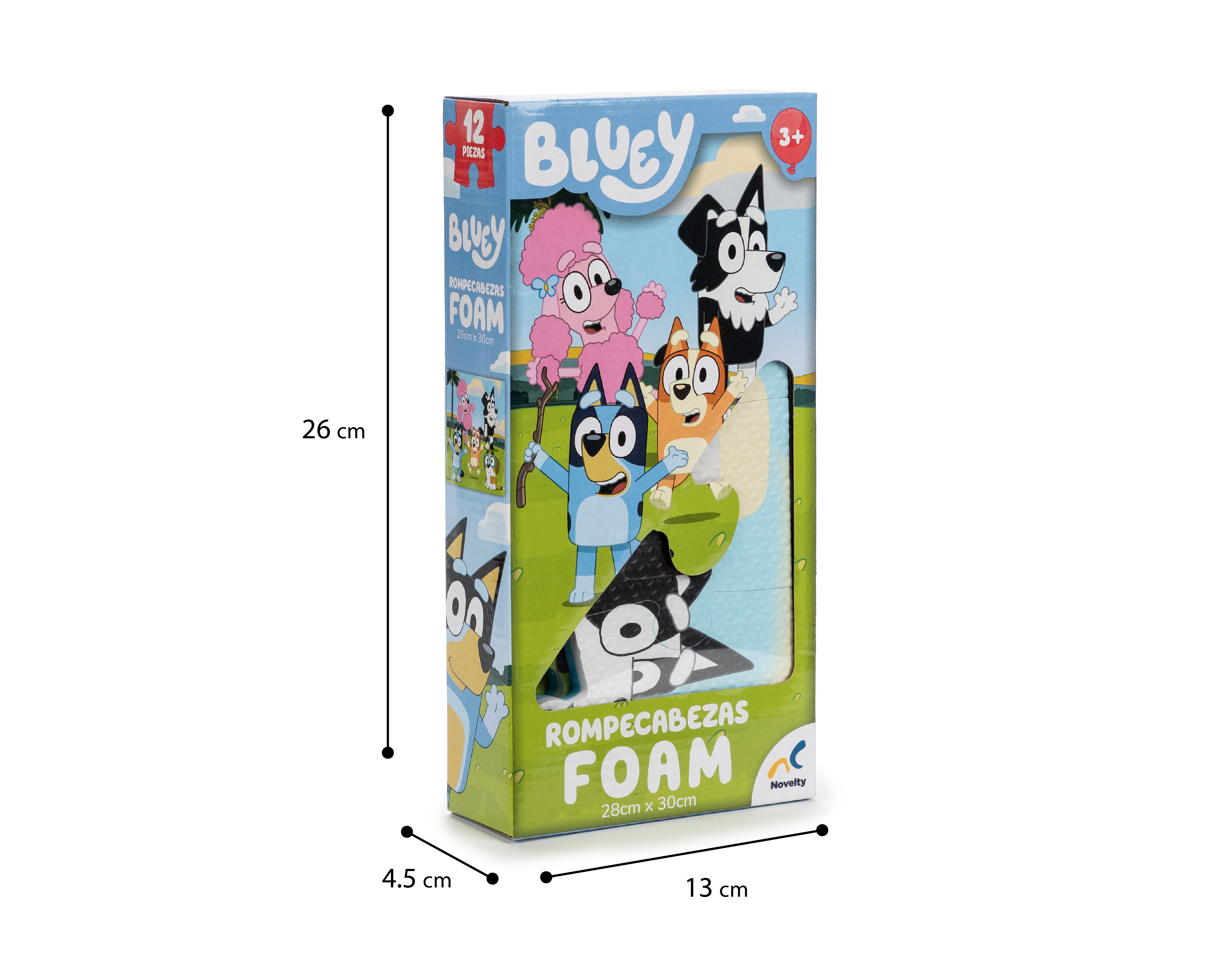 Foto 3 | Foto 3 | Rompecabezas Foam Bluey 12 Piezas