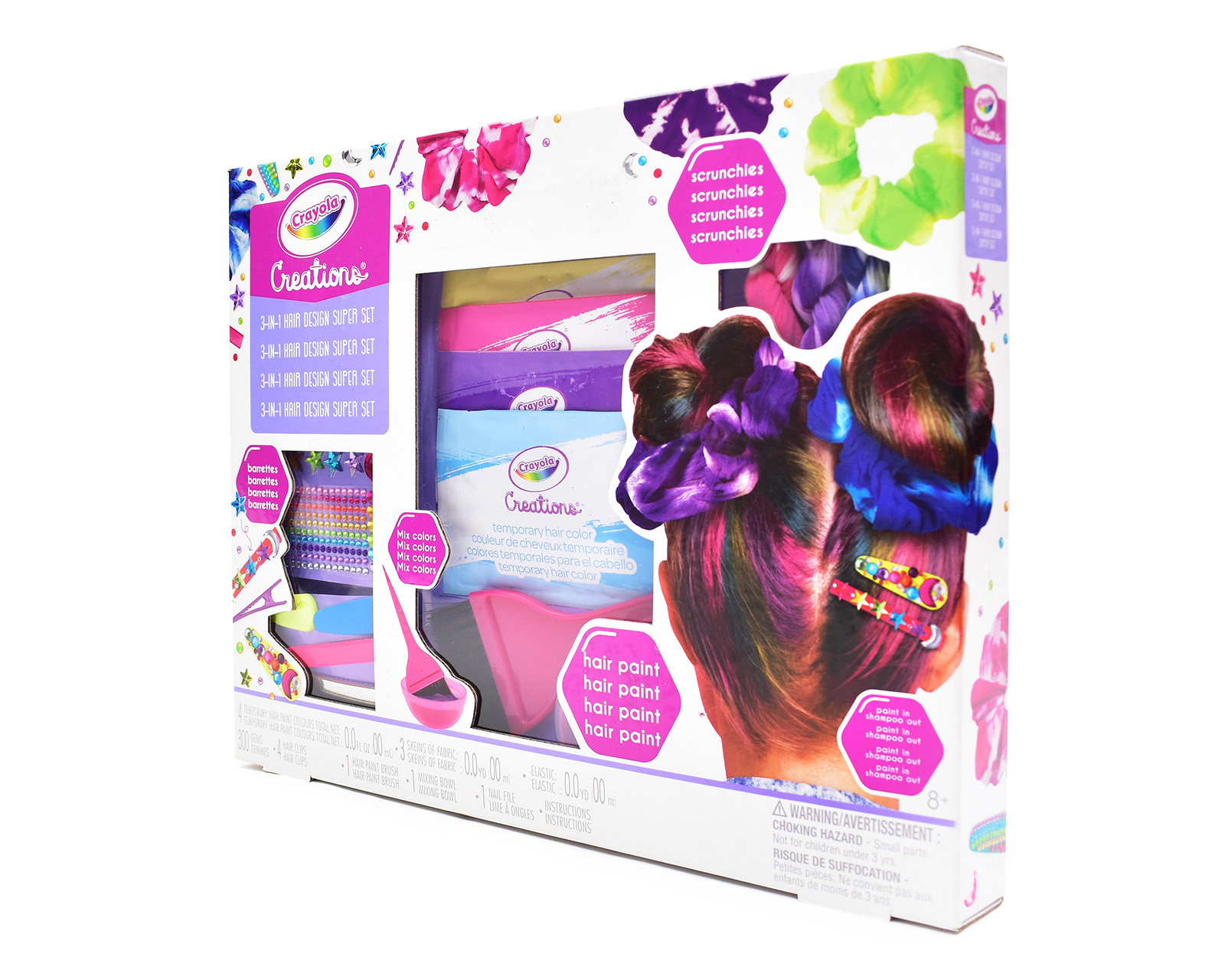 Foto 4 | Foto 4 | Kit de Accesorios para Cabello Crayola 3 en 1