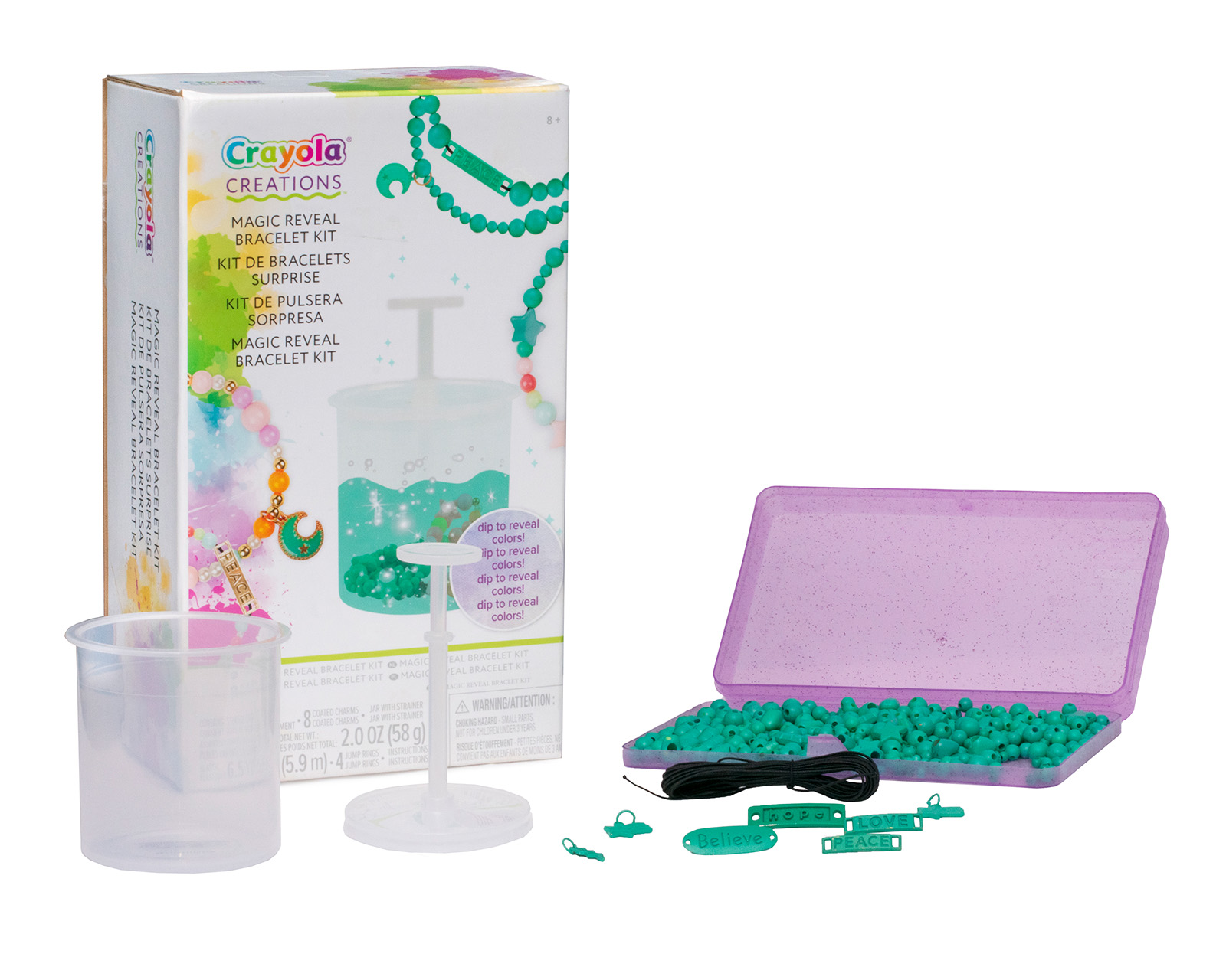 Foto 2 pulgar | Foto 1 | Kit para Hacer Pulseras Sorpresa Crayola Creations con Accesorios