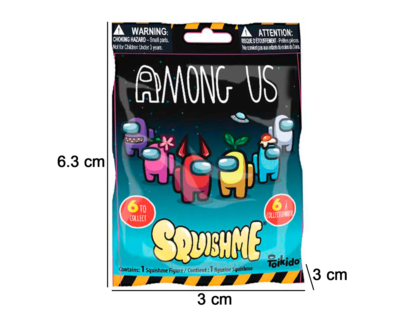 Foto 7 | Foto 7 | Squishy Among Us 1 Pieza al Azar