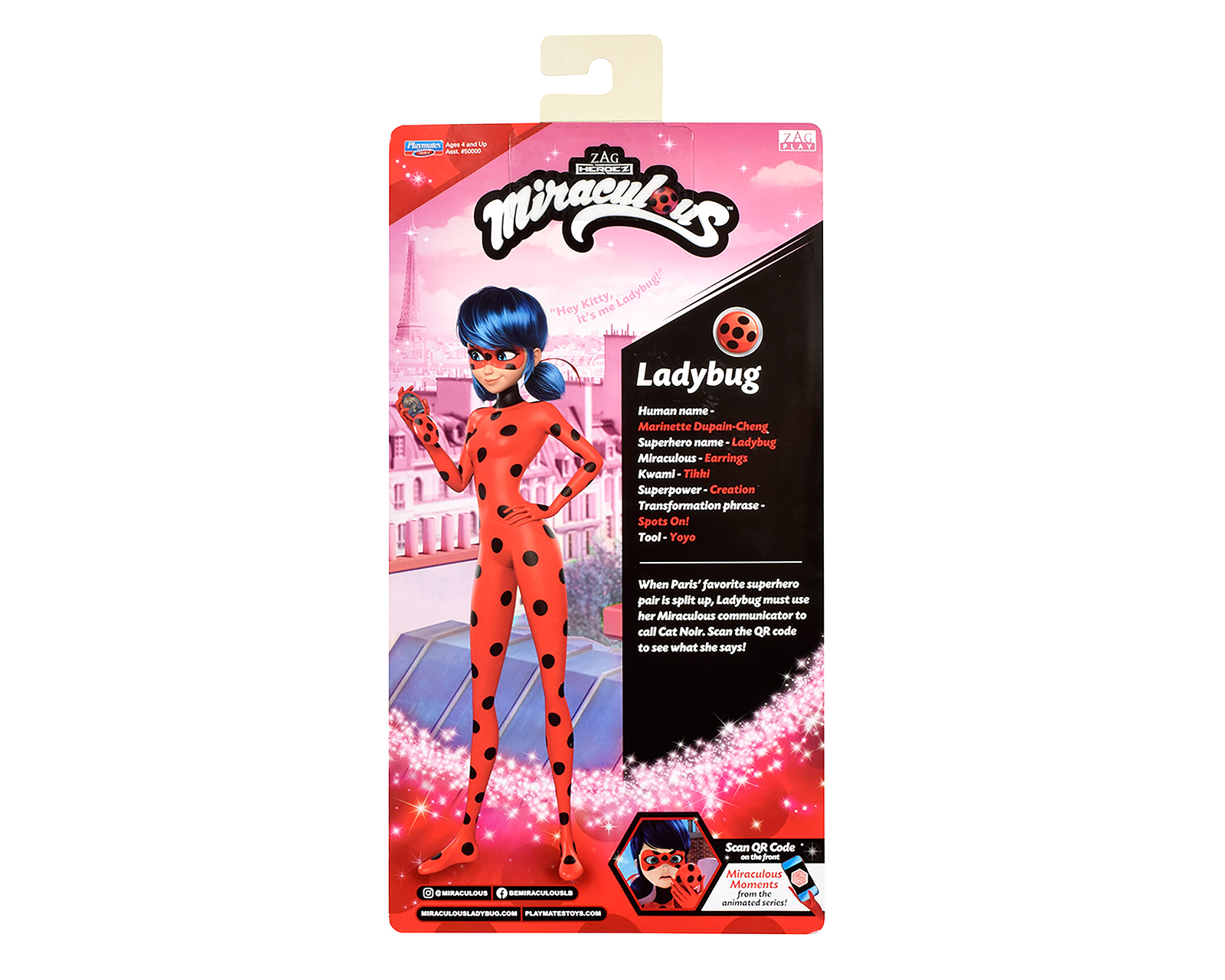 Foto 5 pulgar | Foto 4 | Ladybug Figura de Acción Miraculous Time to Team Up 1 Pieza al Azar