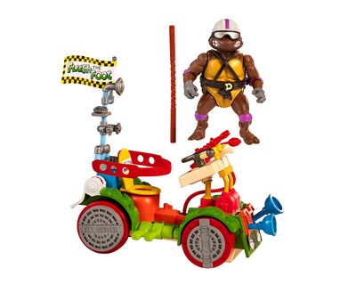 Foto 6 | Foto 6 | Tortuga Ninja Donatello Figura de Acción TMNT con Toilet Taxi