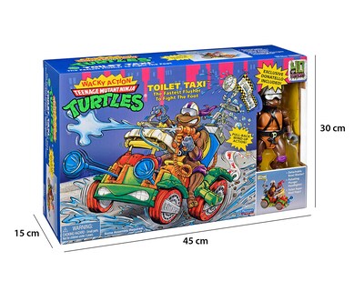 Foto 7 | Foto 7 | Tortuga Ninja Donatello Figura de Acción TMNT con Toilet Taxi