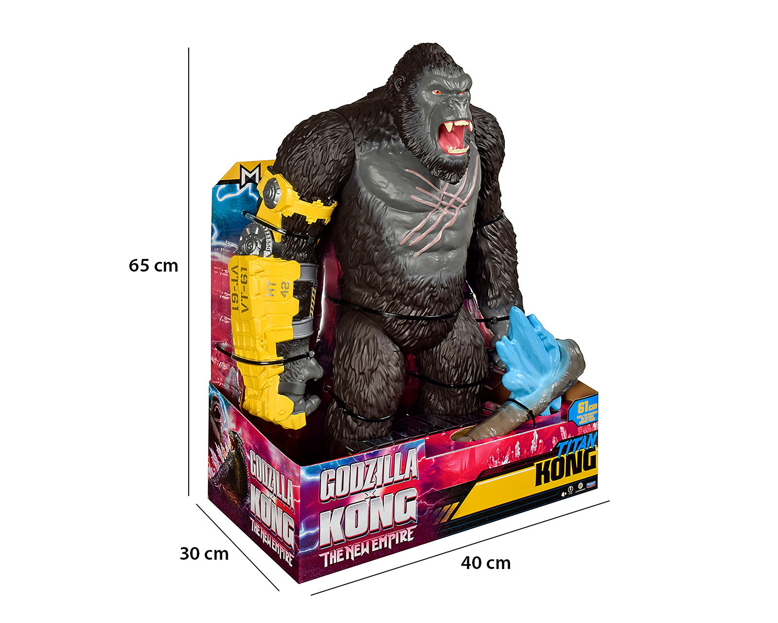 Foto 5 pulgar | Foto 4 | Titan Kong Figura de Acción Godzilla x Kong Articulada