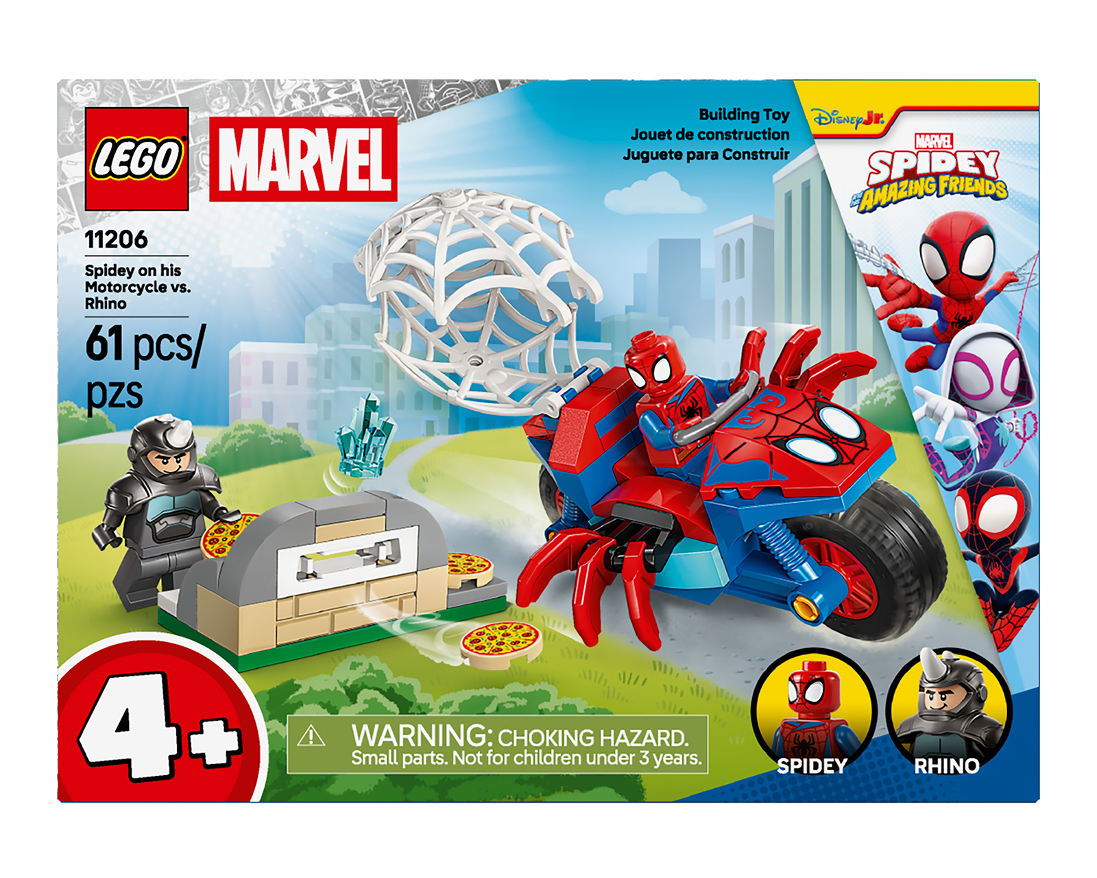 Foto 2 | Foto 2 | LEGO Marvel: Spidey en su Moto vs. Rino