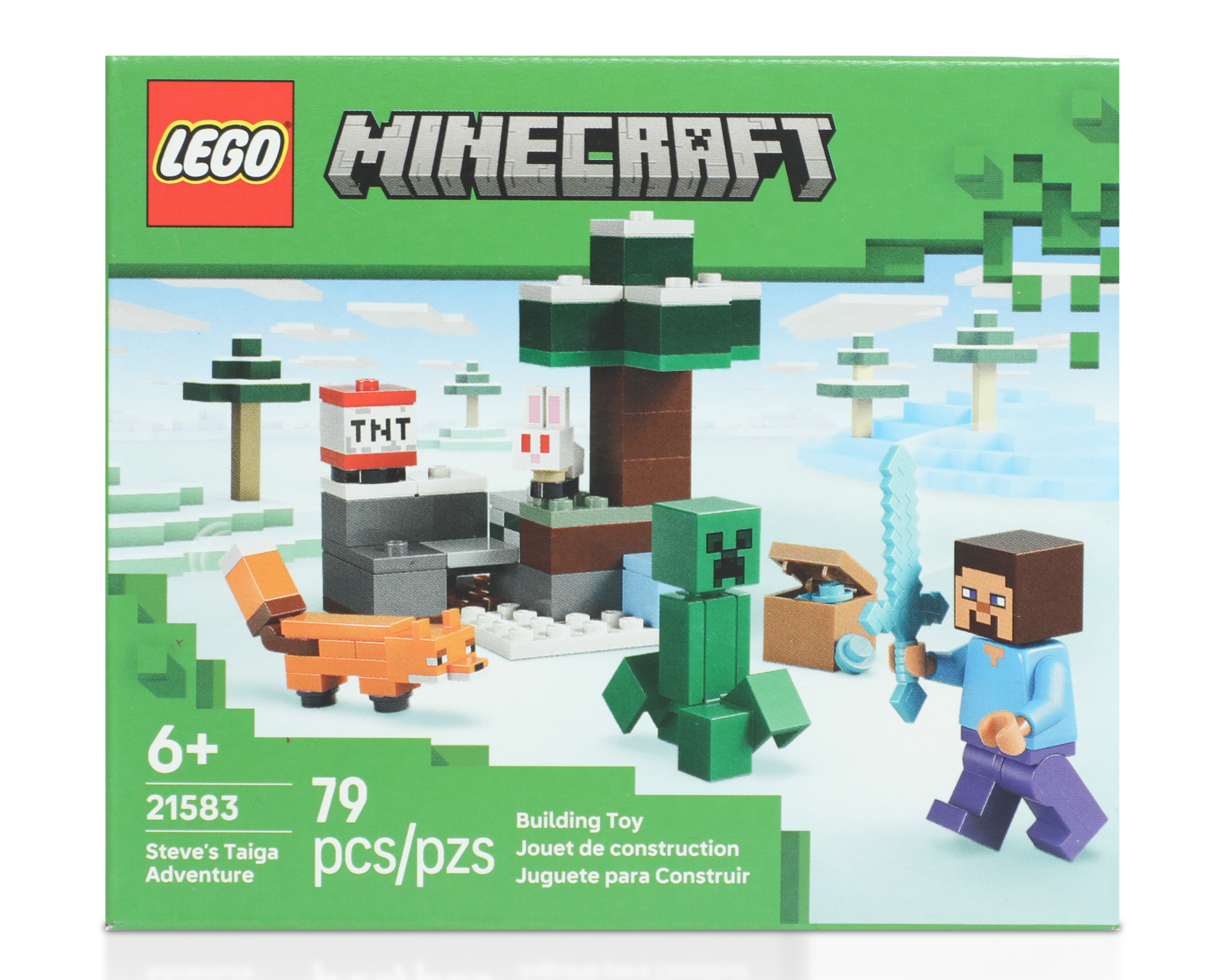 Foto 2 pulgar | Foto 1 | LEGO Minecraft: La Aventura de Steve en la Taiga