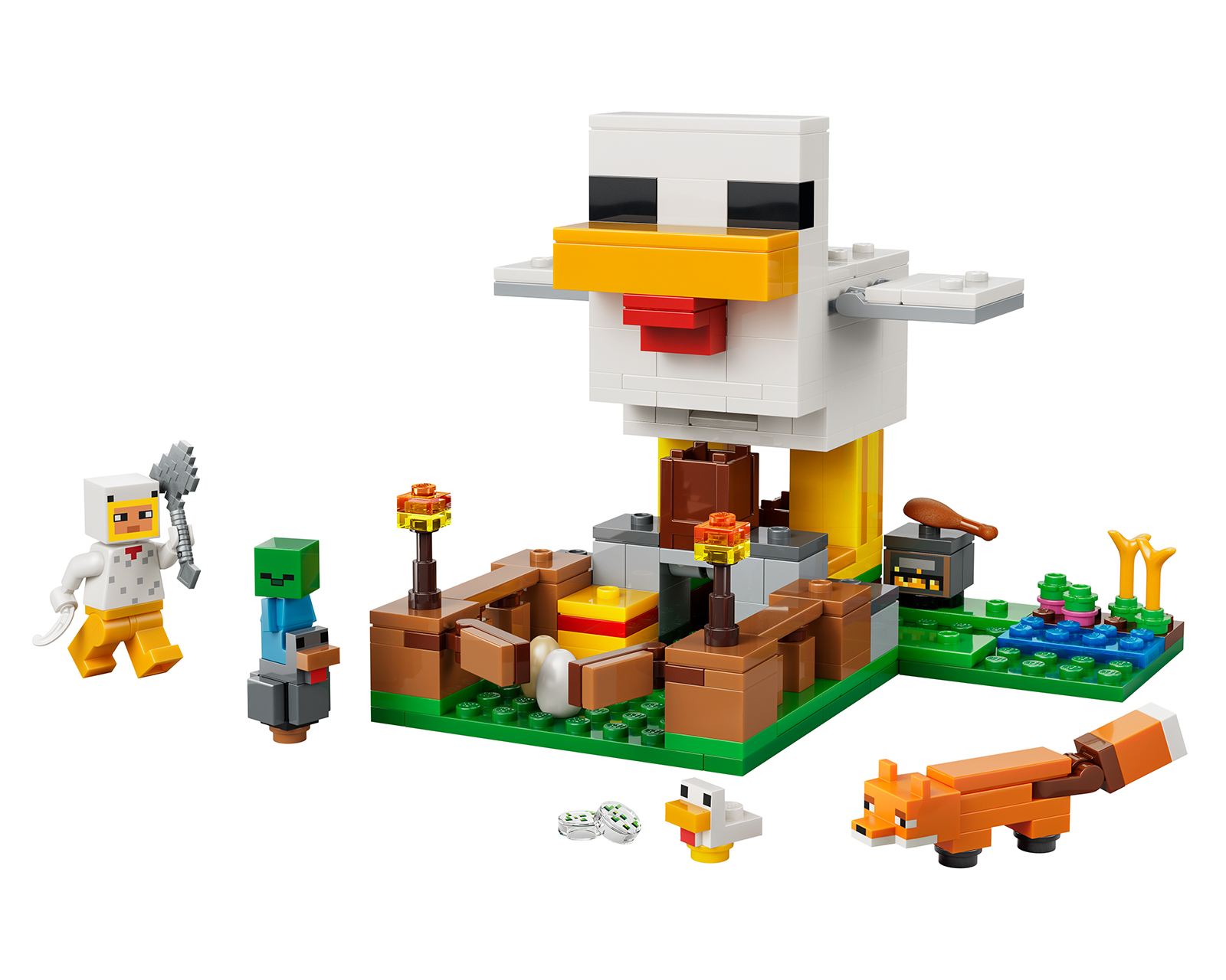 Foto 4 pulgar | Foto 3 | LEGO Minecraft: La Granja de Gallinas
