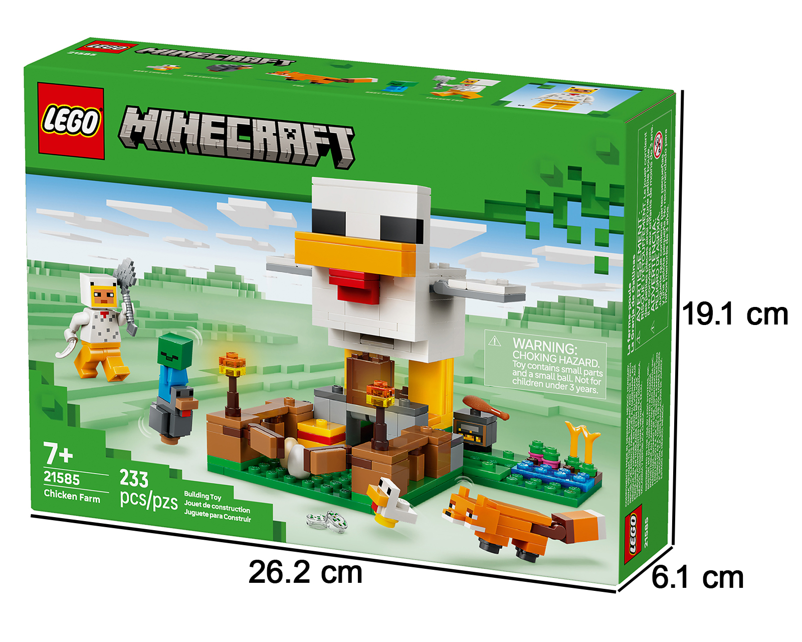 Foto 6 pulgar | Foto 5 | LEGO Minecraft: La Granja de Gallinas