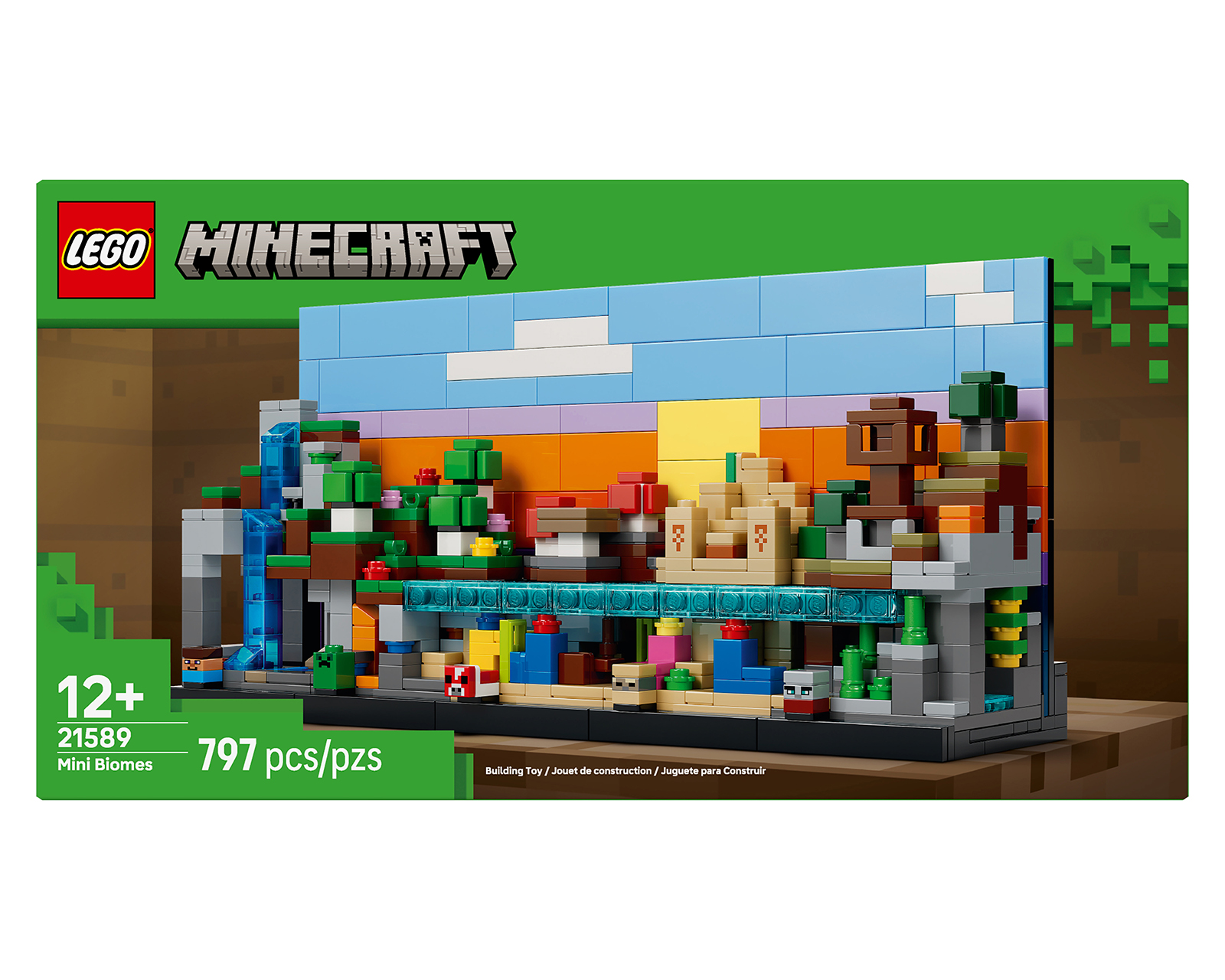 Foto 3 pulgar | Foto 2 | LEGO Minecraft: Minibiomas