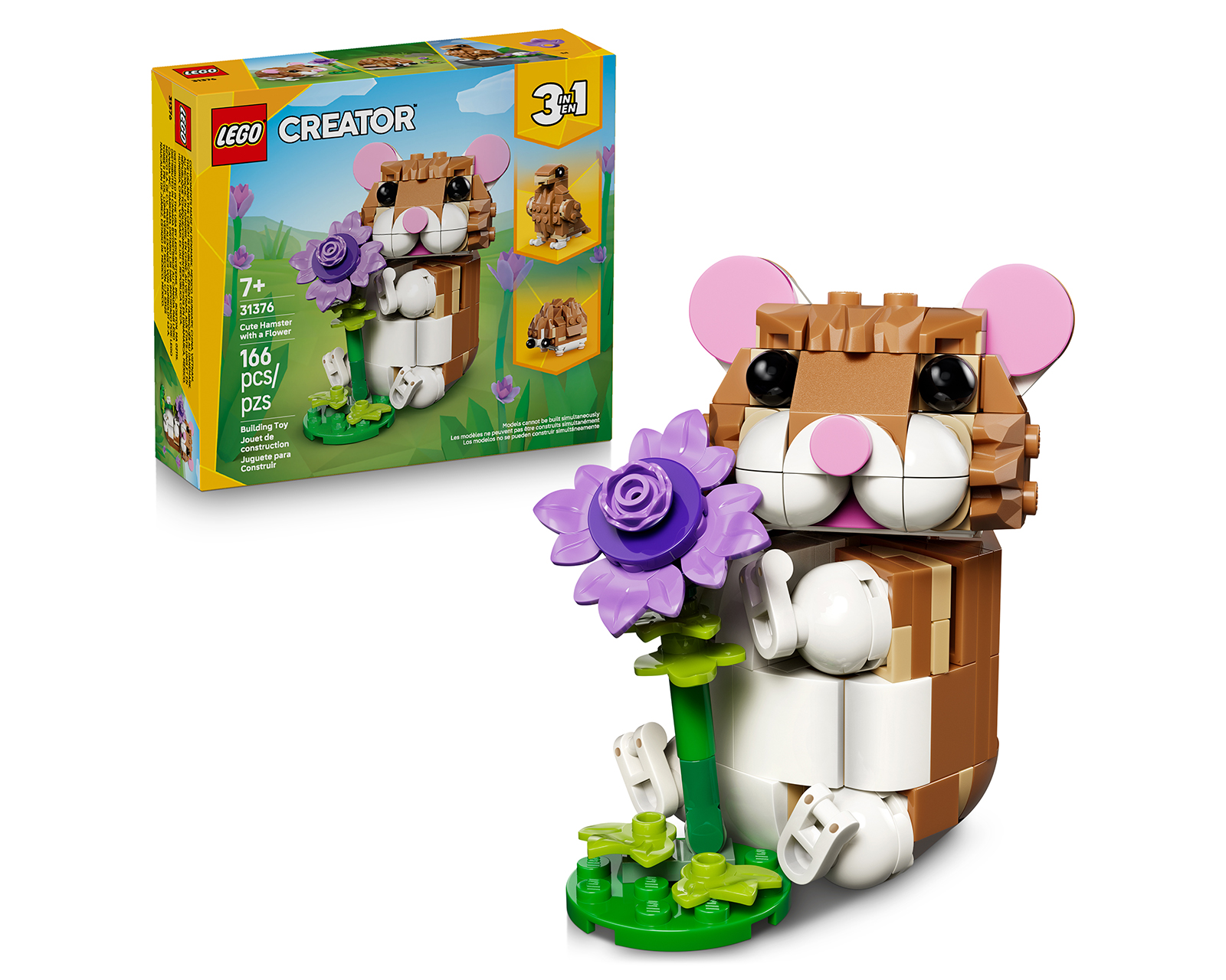 Foto 2 pulgar | Foto 1 | LEGO Creator: Lindo Hámster con Flor