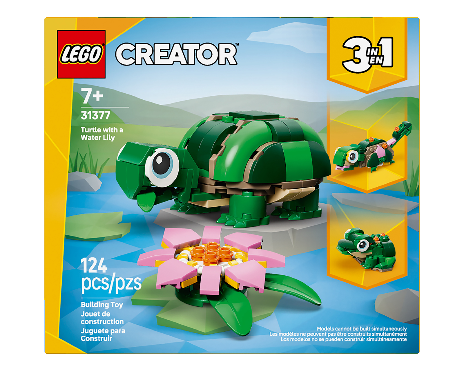 Foto 3 pulgar | Foto 2 | LEGO Creator: Tortuga con Flor de Nenúfar