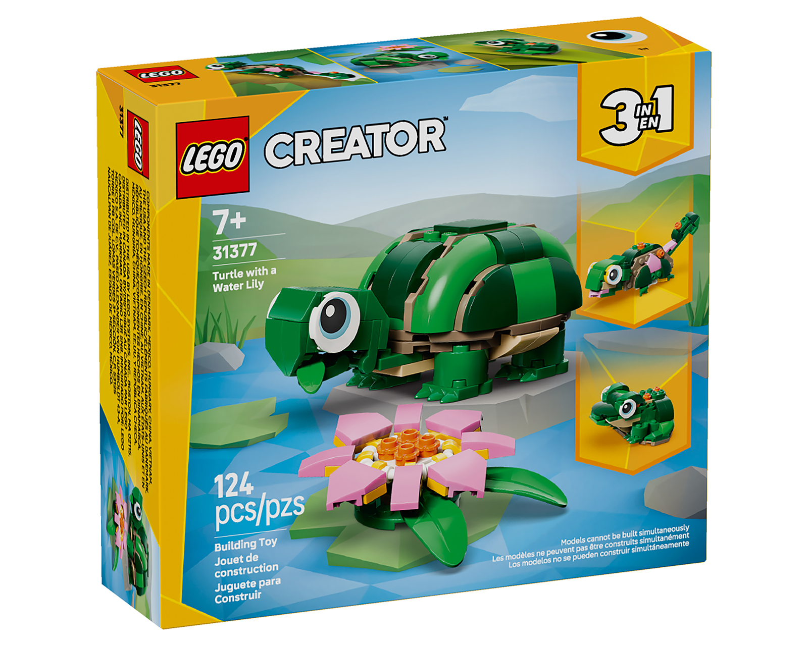 Foto 5 pulgar | Foto 4 | LEGO Creator: Tortuga con Flor de Nenúfar