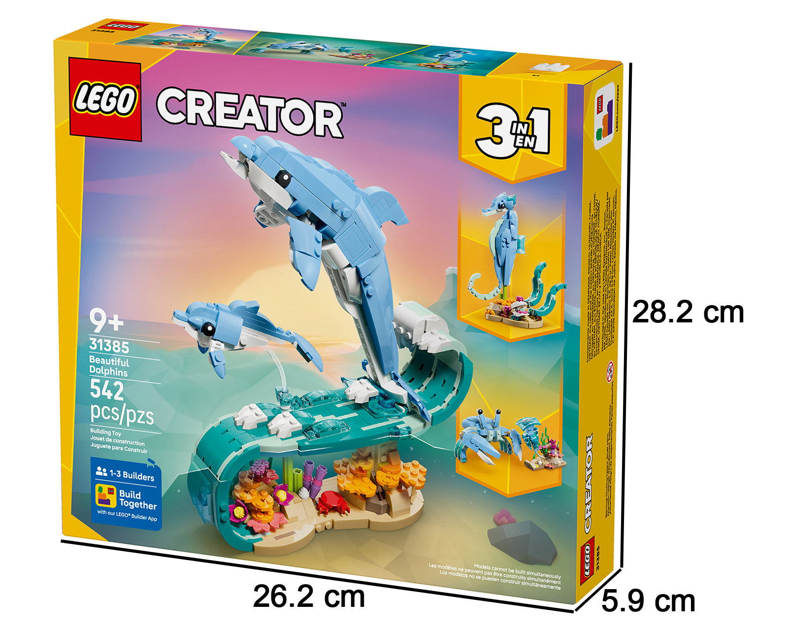 Foto 5 | Foto 5 | LEGO Creator: Animales Marinos: Hermosos Delfines