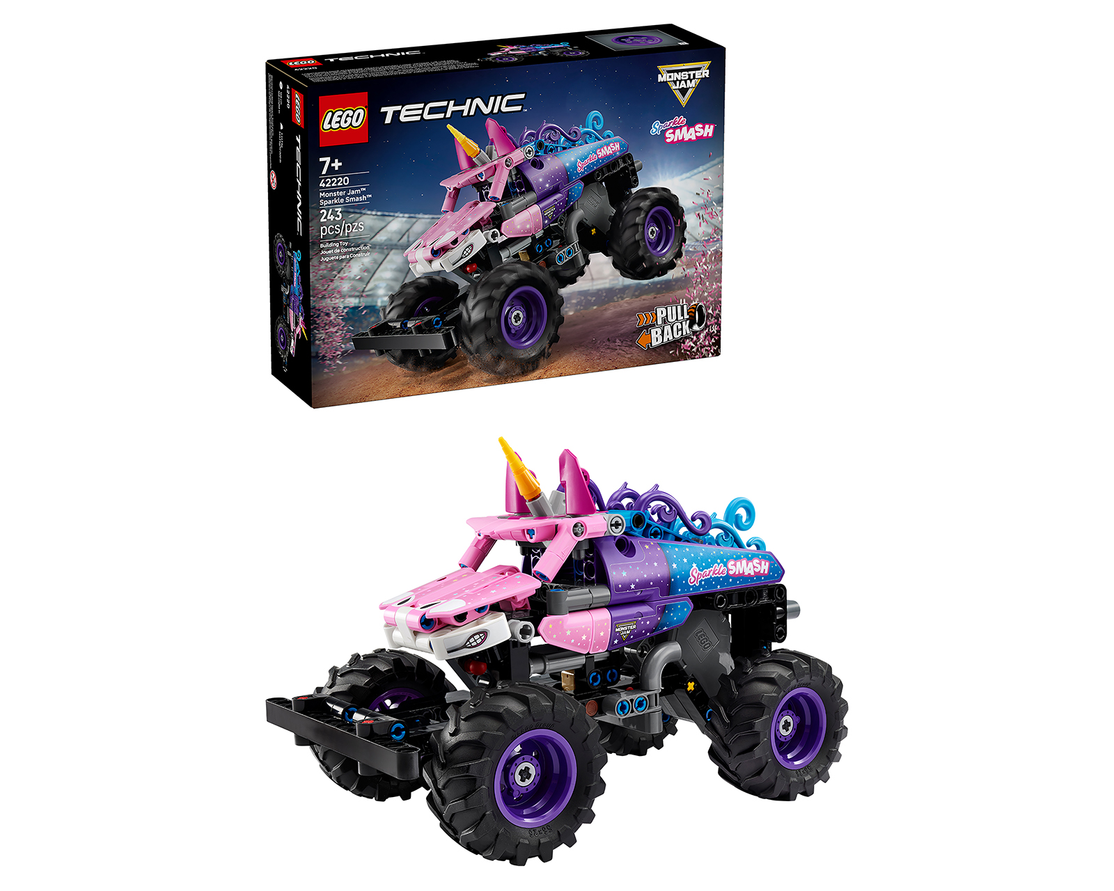 Foto 2 pulgar | Foto 1 | LEGO Technic Monster Jam Sparkle Smash