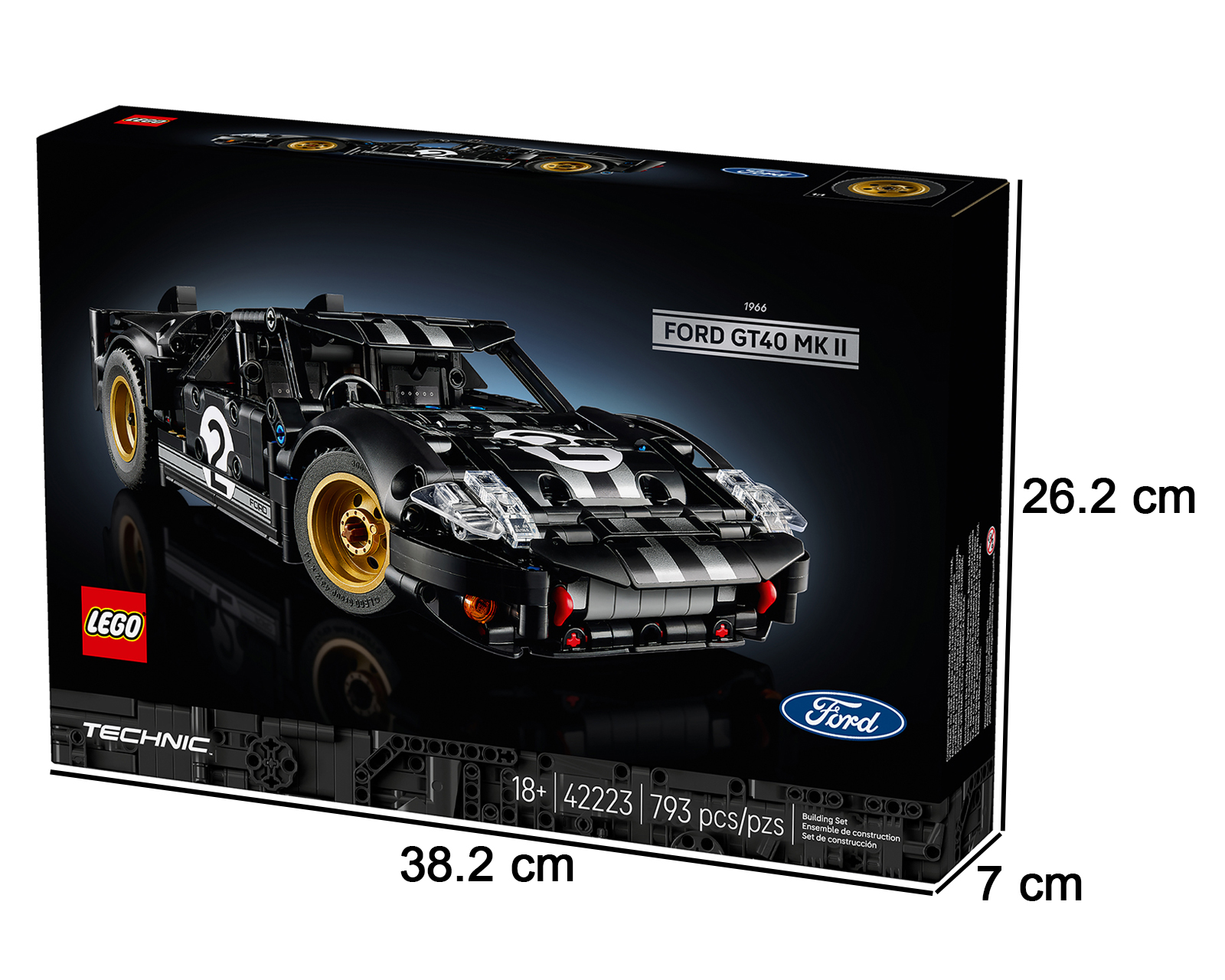 Foto 6 pulgar | Foto 5 | LEGO Technic Coche de Carreras Ford GT40 MKII de 1966