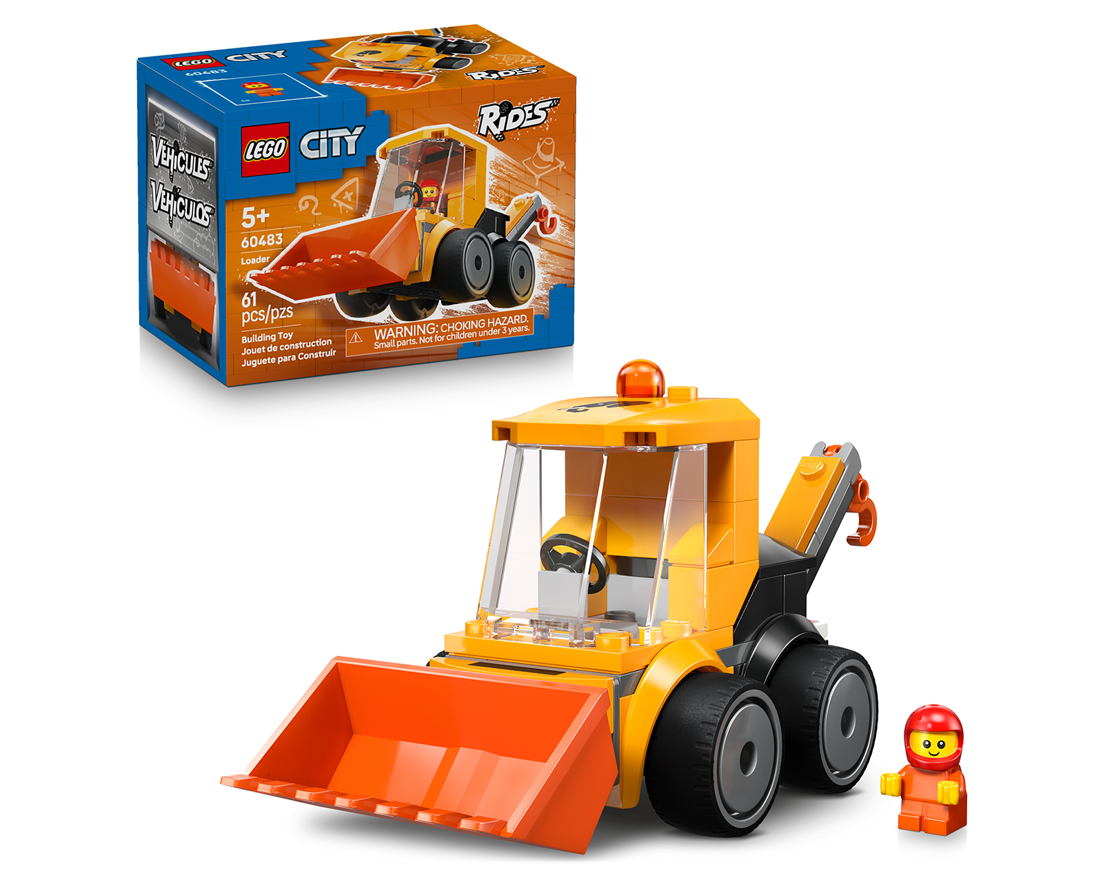 Foto 2 pulgar | Foto 1 | LEGO City Vehículos: Cargadora de Obra