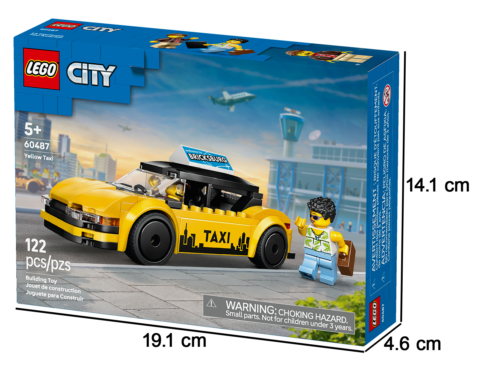 Foto 6 pulgar | Foto 5 | LEGO City Taxi Amarillo